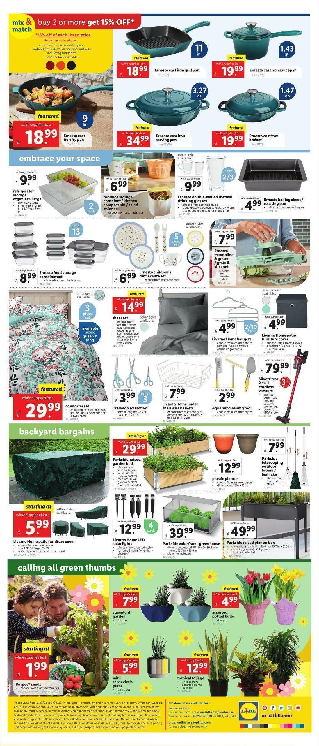 LIDL Weekly Ad from February 22