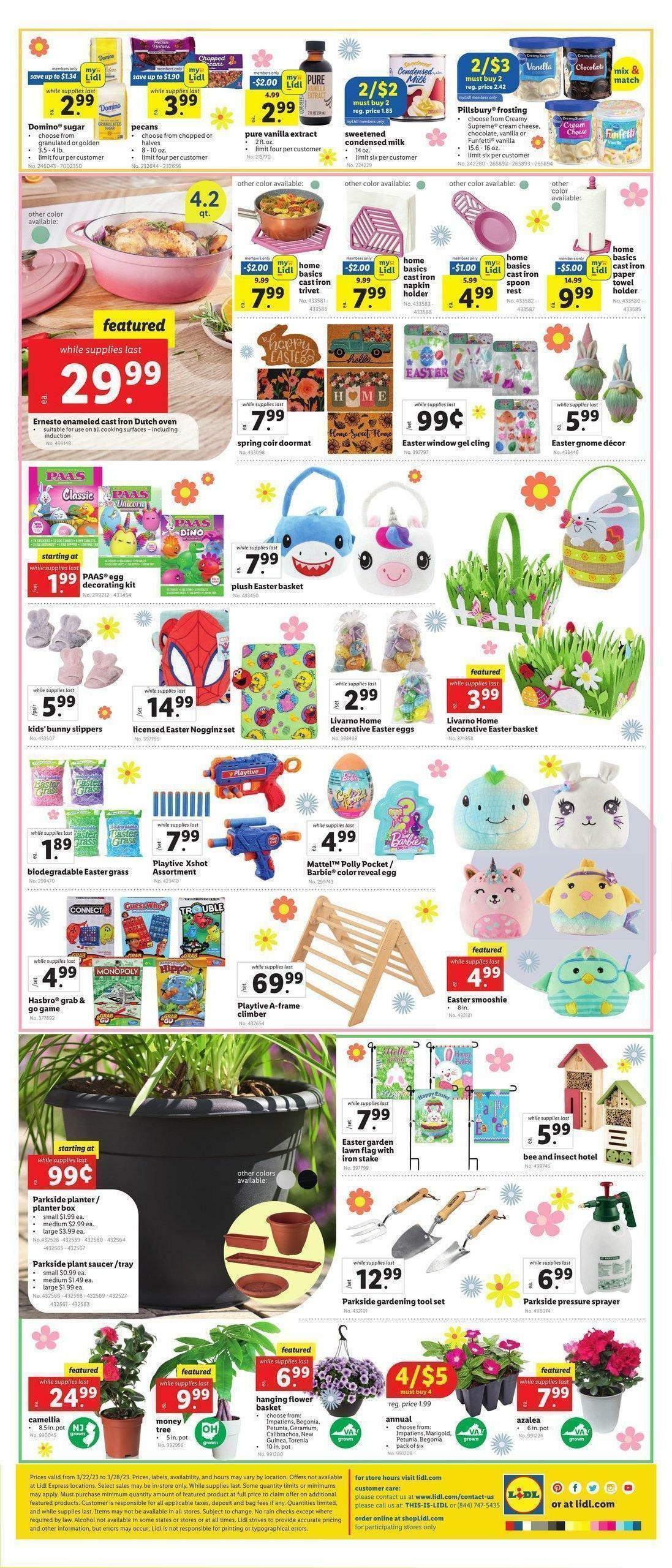 LIDL Weekly Ad from March 22