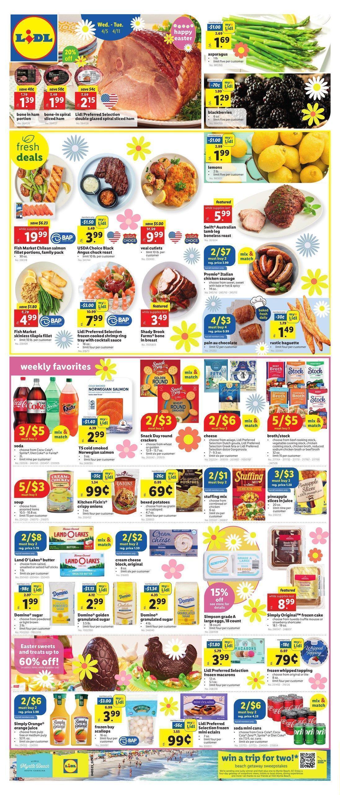 LIDL Weekly Ad from April 5