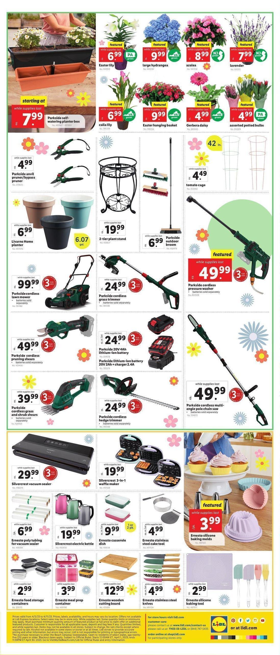 LIDL Weekly Ad from April 5