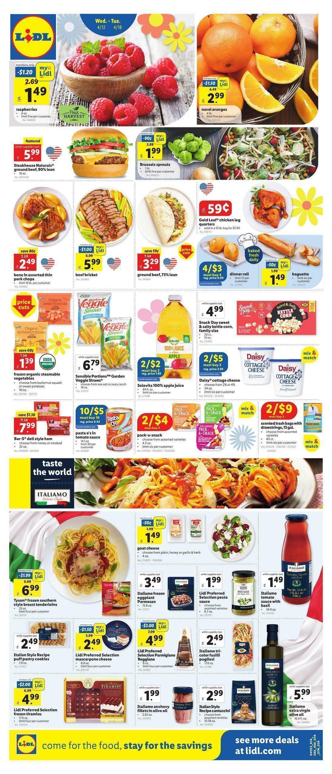 LIDL Weekly Ad from April 12