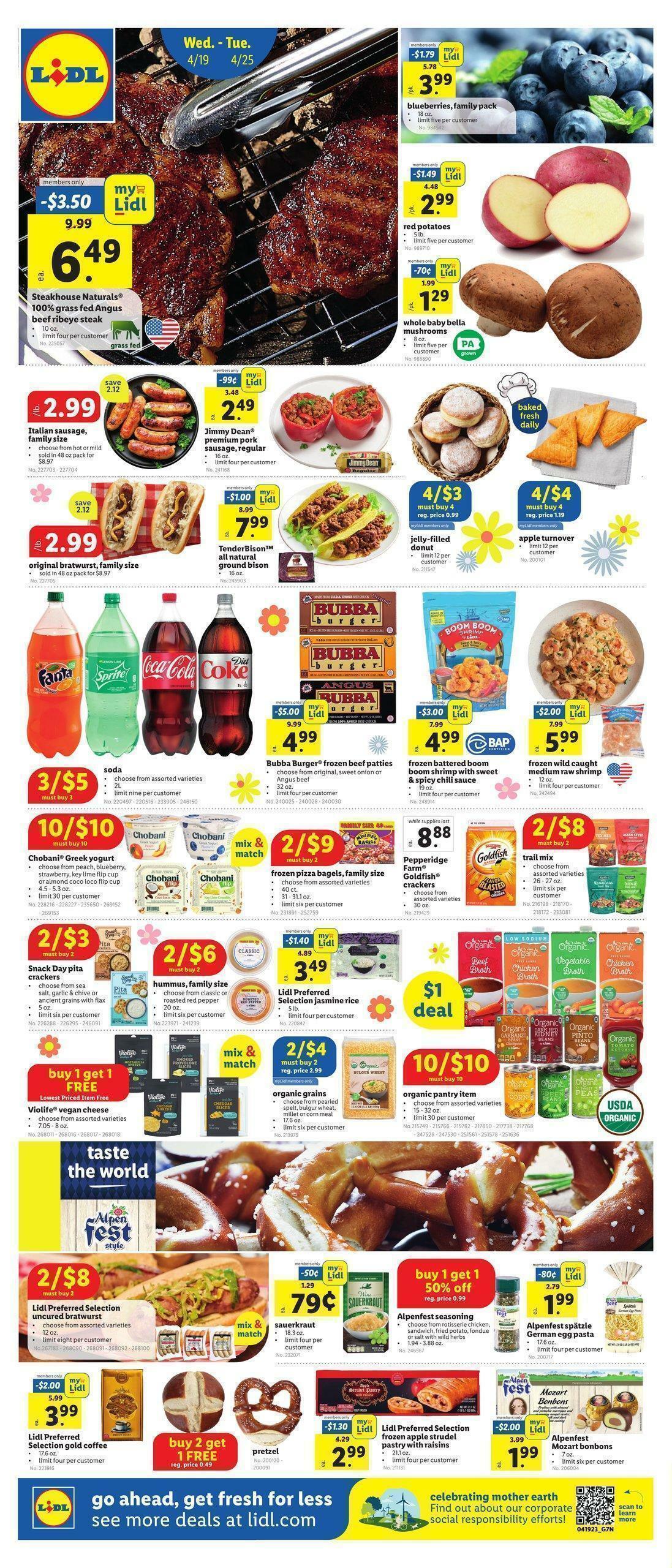 LIDL Weekly Ad from April 19
