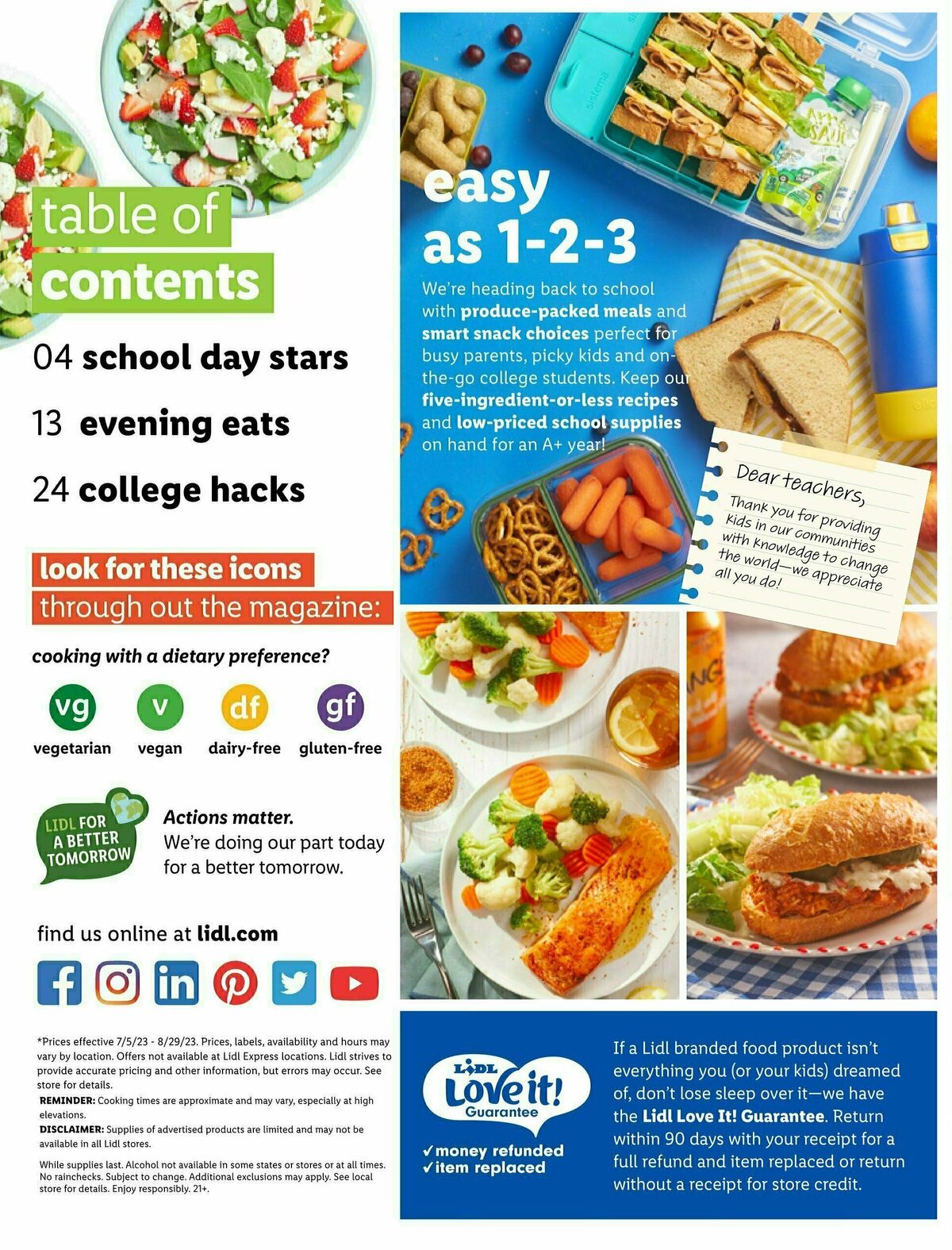 LIDL Back To School Weekly Ad from July 5