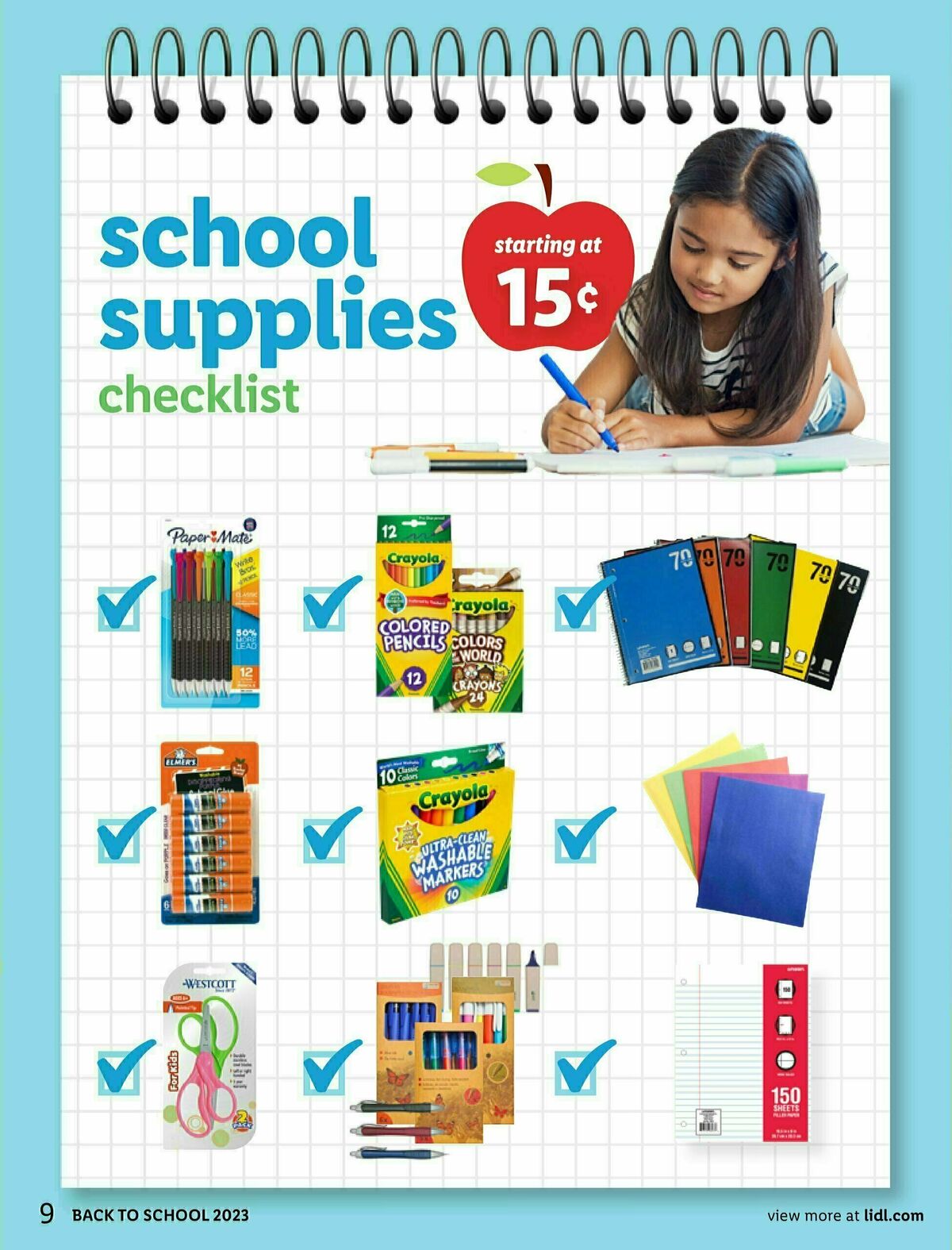 LIDL Back To School Weekly Ad from July 5