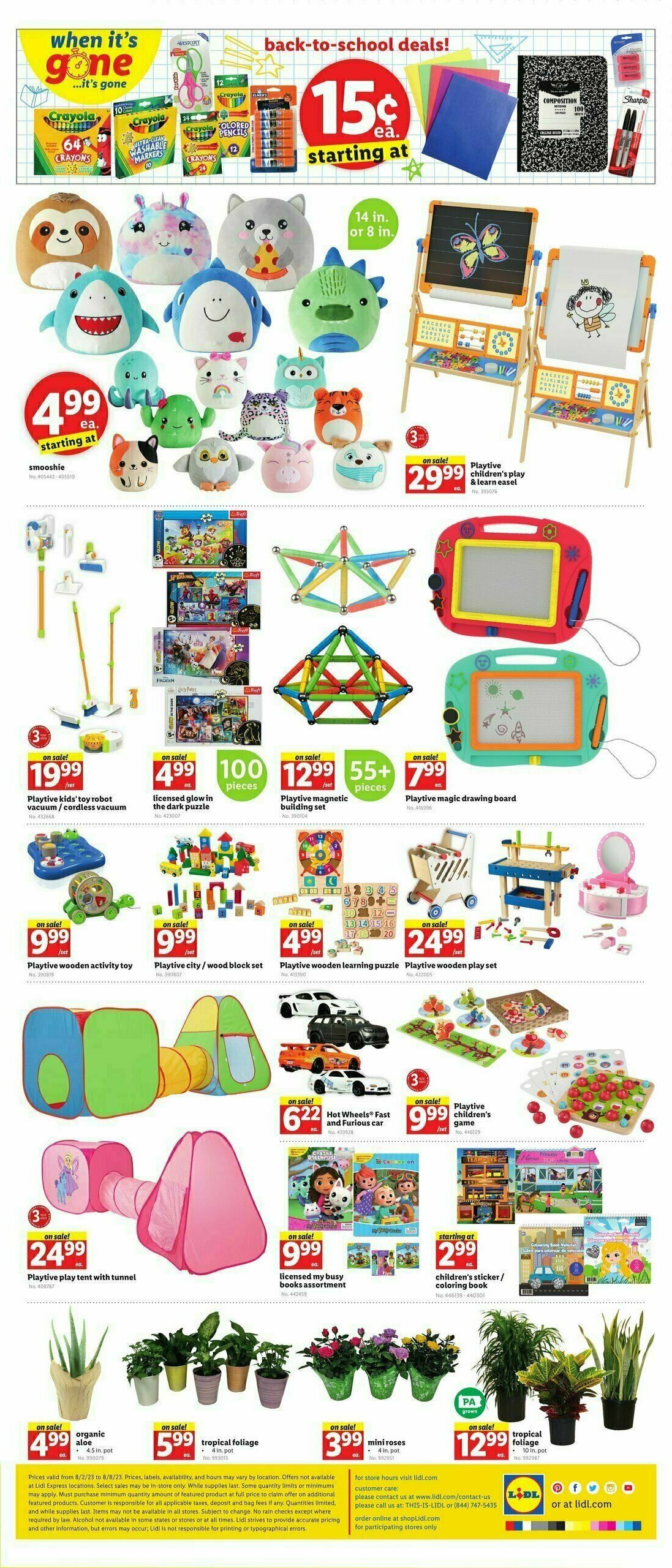 LIDL Weekly Ad from August 2