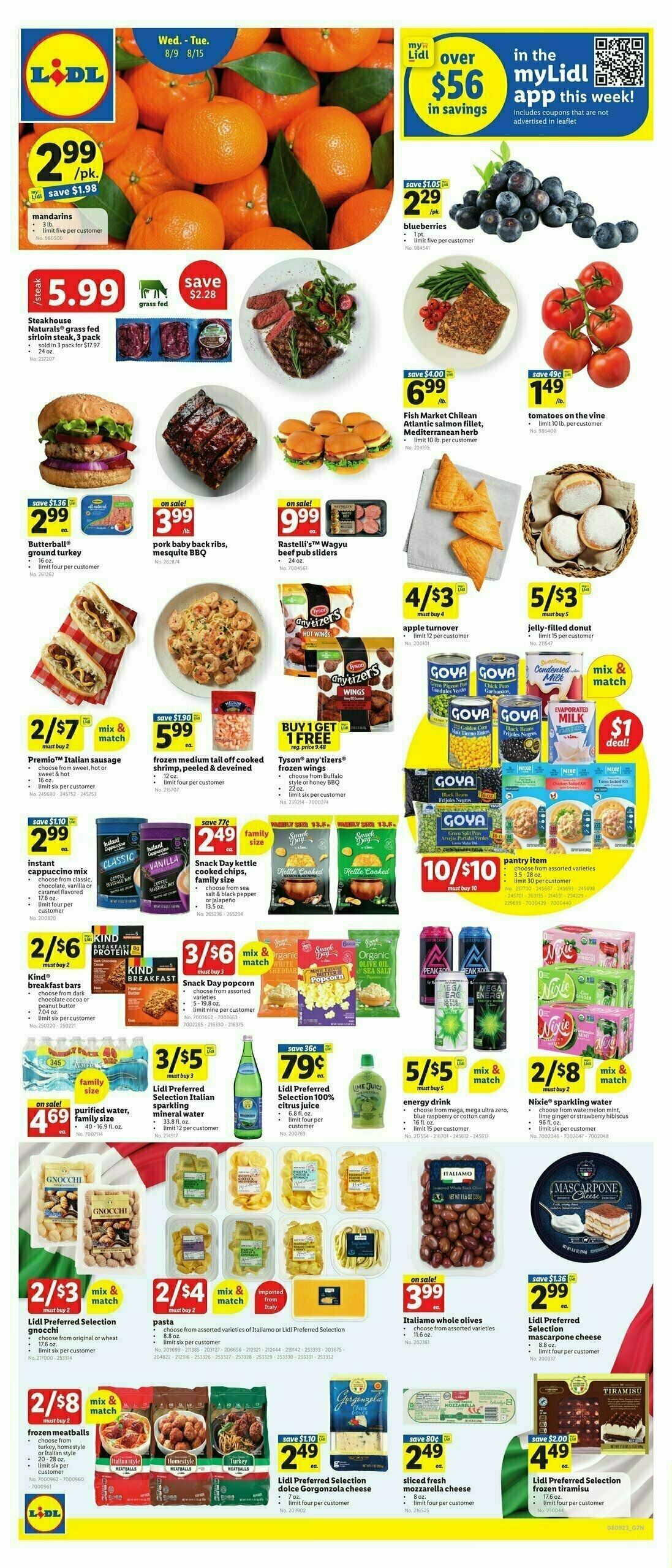 LIDL Weekly Ad from August 9