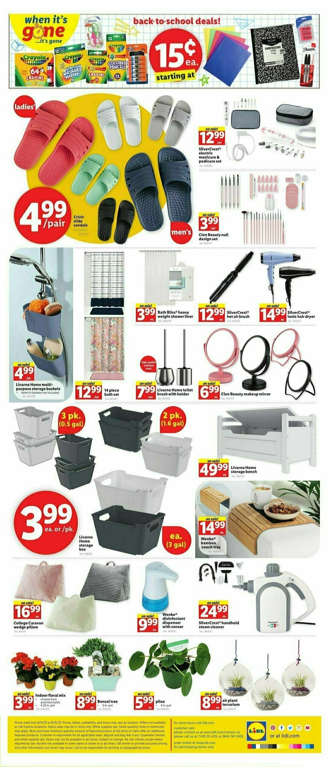 LIDL Weekly Ad from August 9
