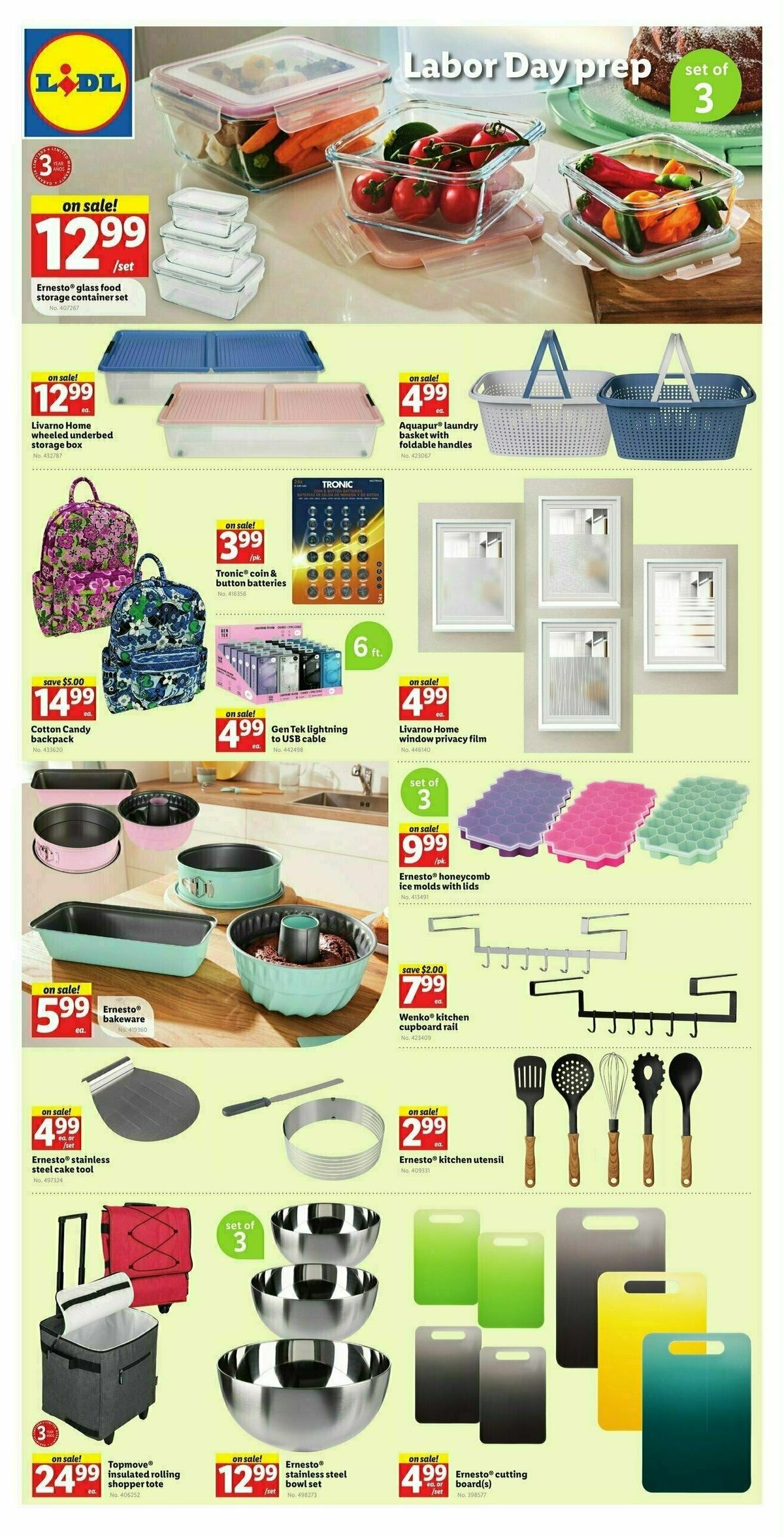 LIDL Weekly Ad from August 30