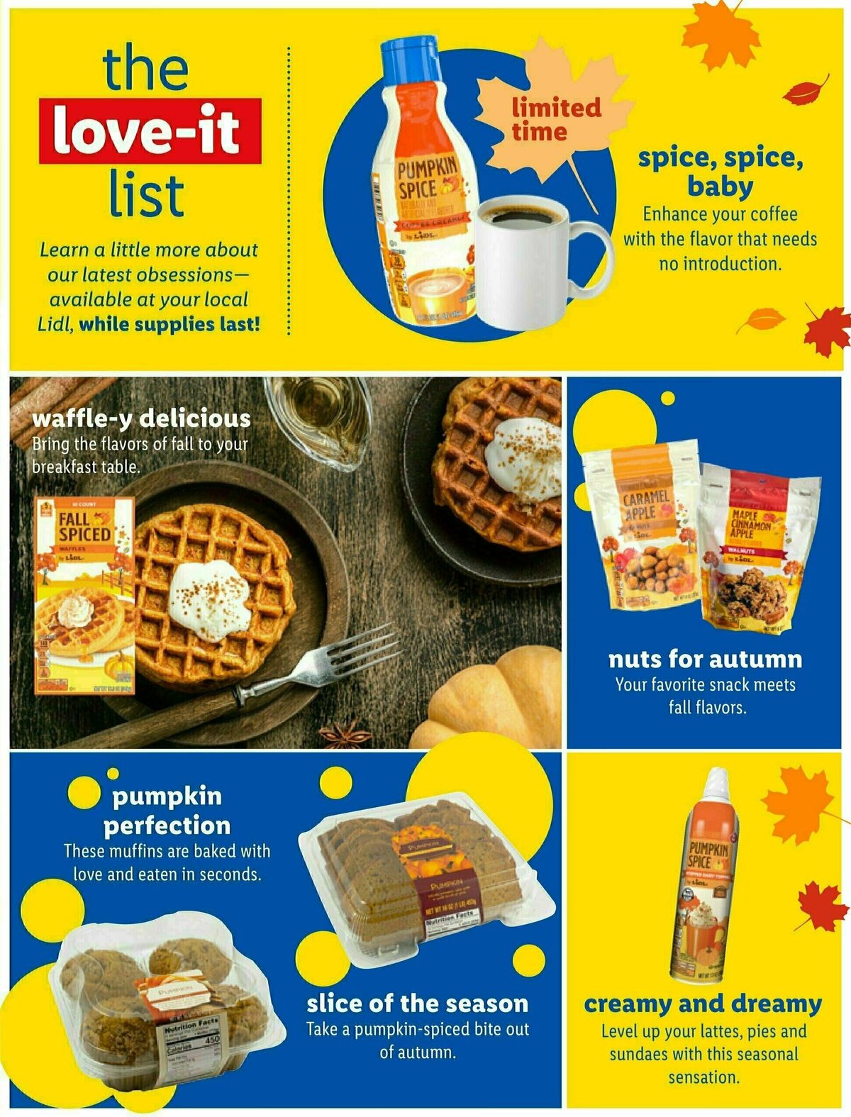 LIDL Fall + Halloween Weekly Ad from August 30