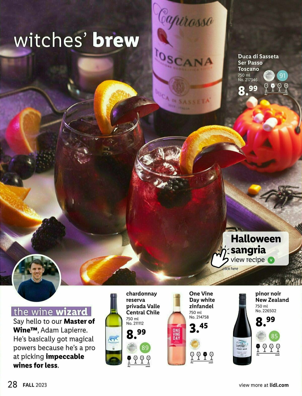 LIDL Fall + Halloween Weekly Ad from August 30
