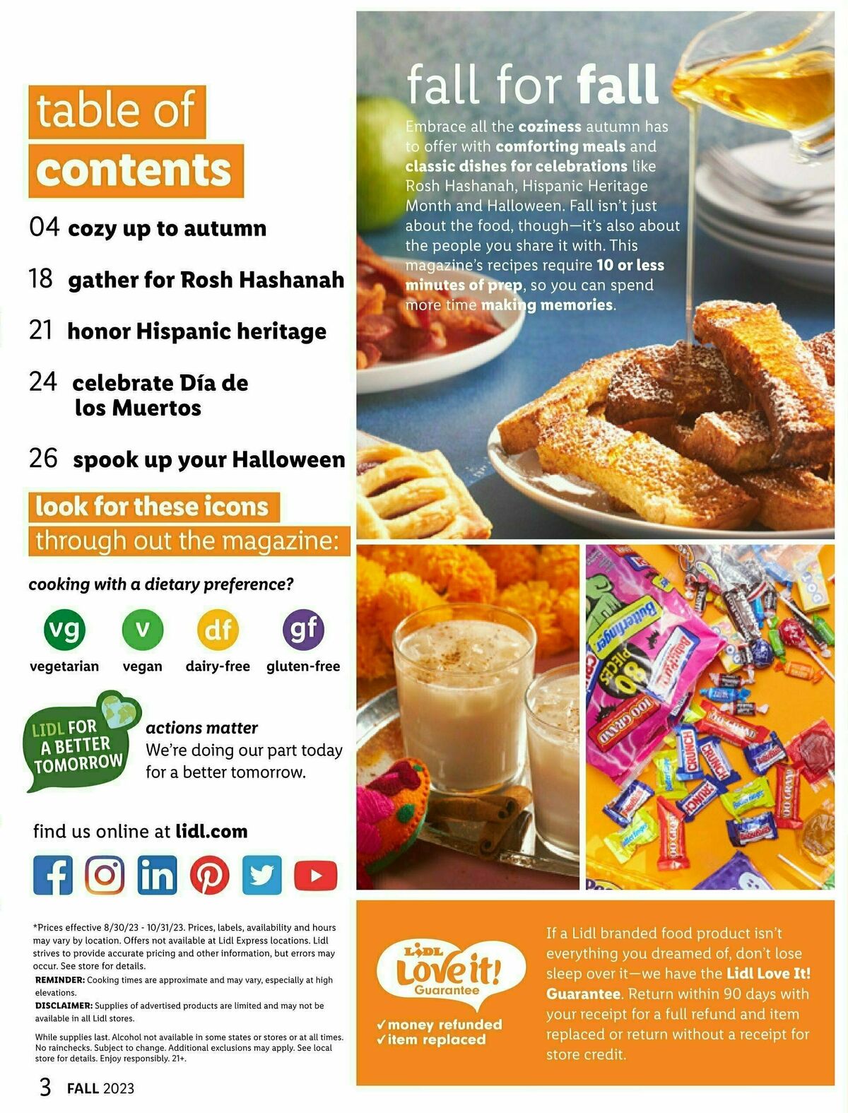 LIDL Fall + Halloween Weekly Ad from August 30
