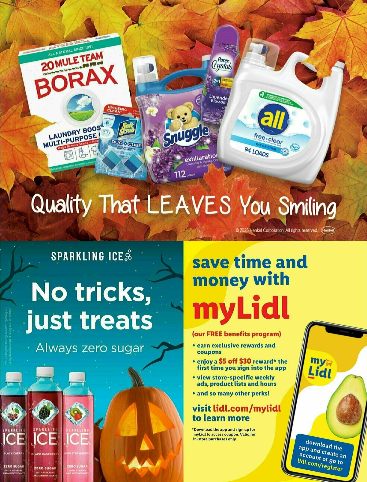 LIDL Fall + Halloween Weekly Ad from August 30