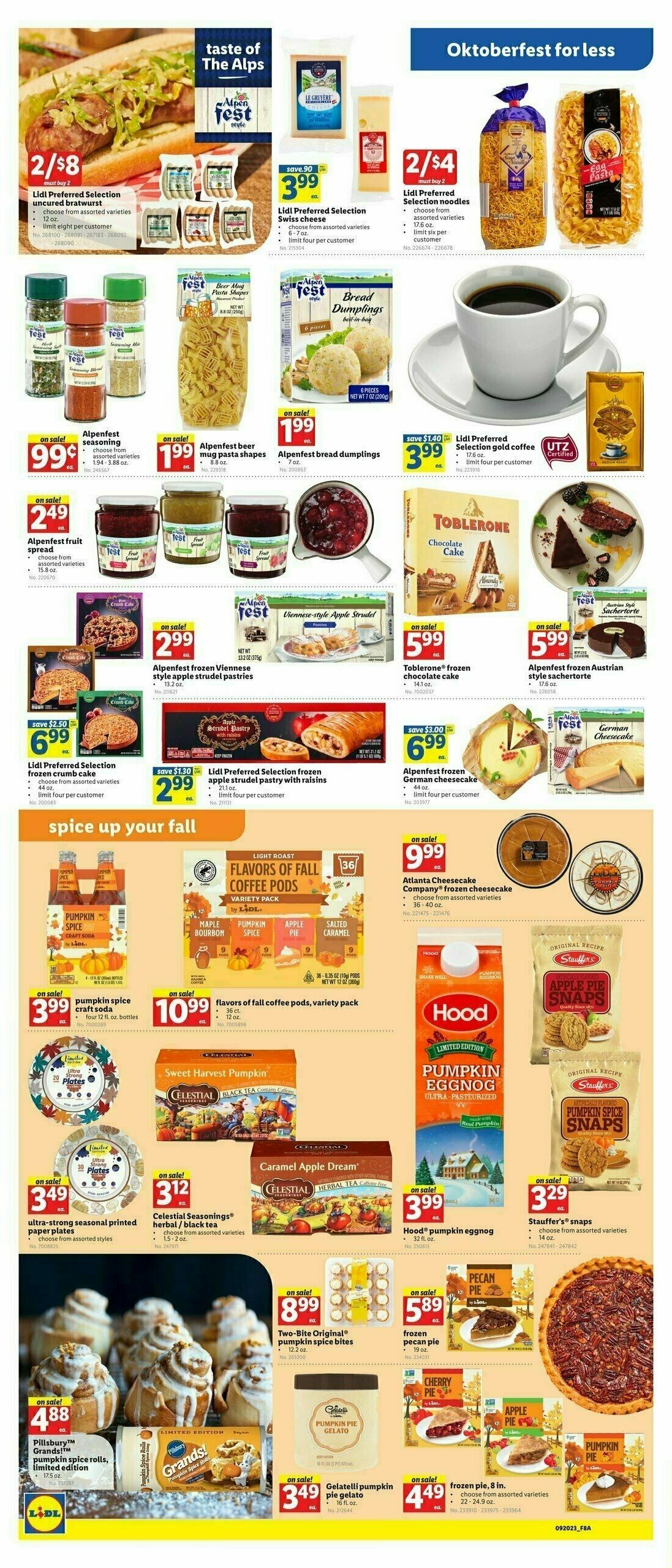 LIDL Weekly Ad from September 20