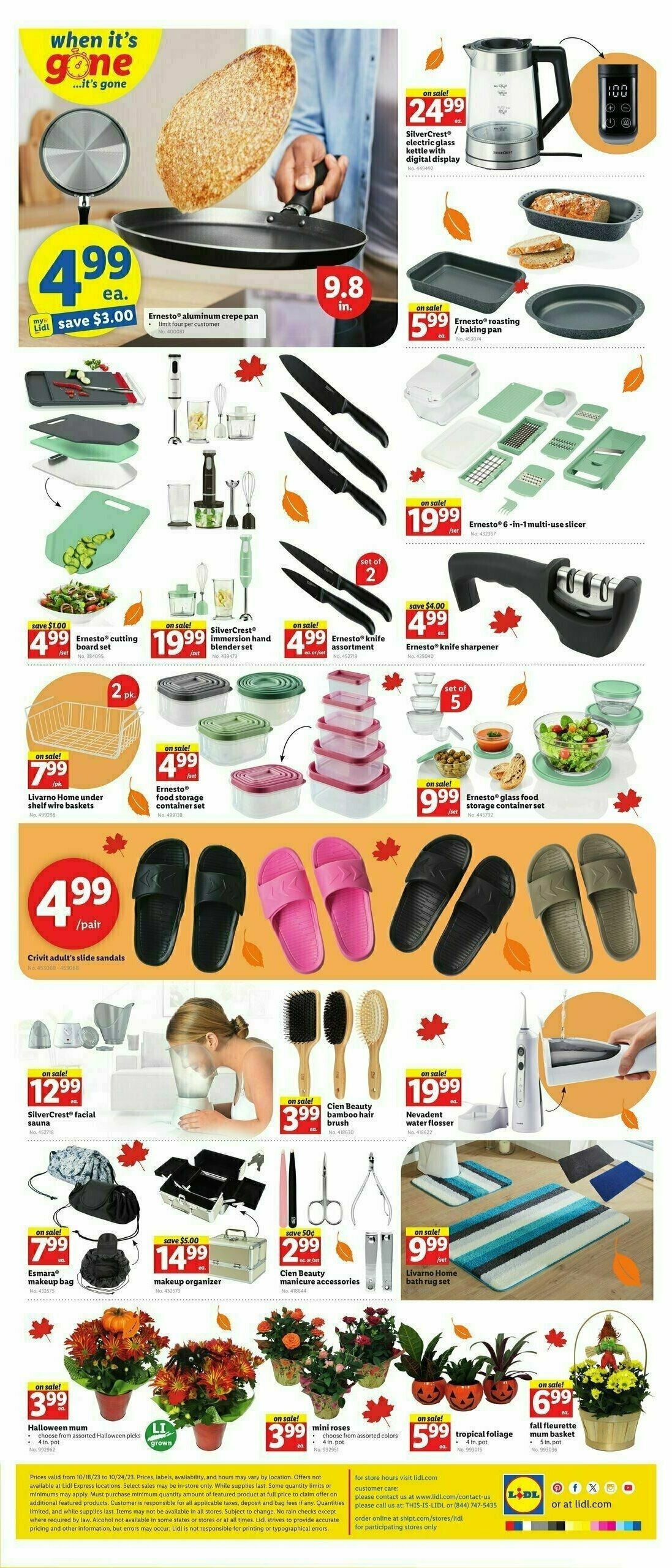 LIDL Weekly Ad from October 18