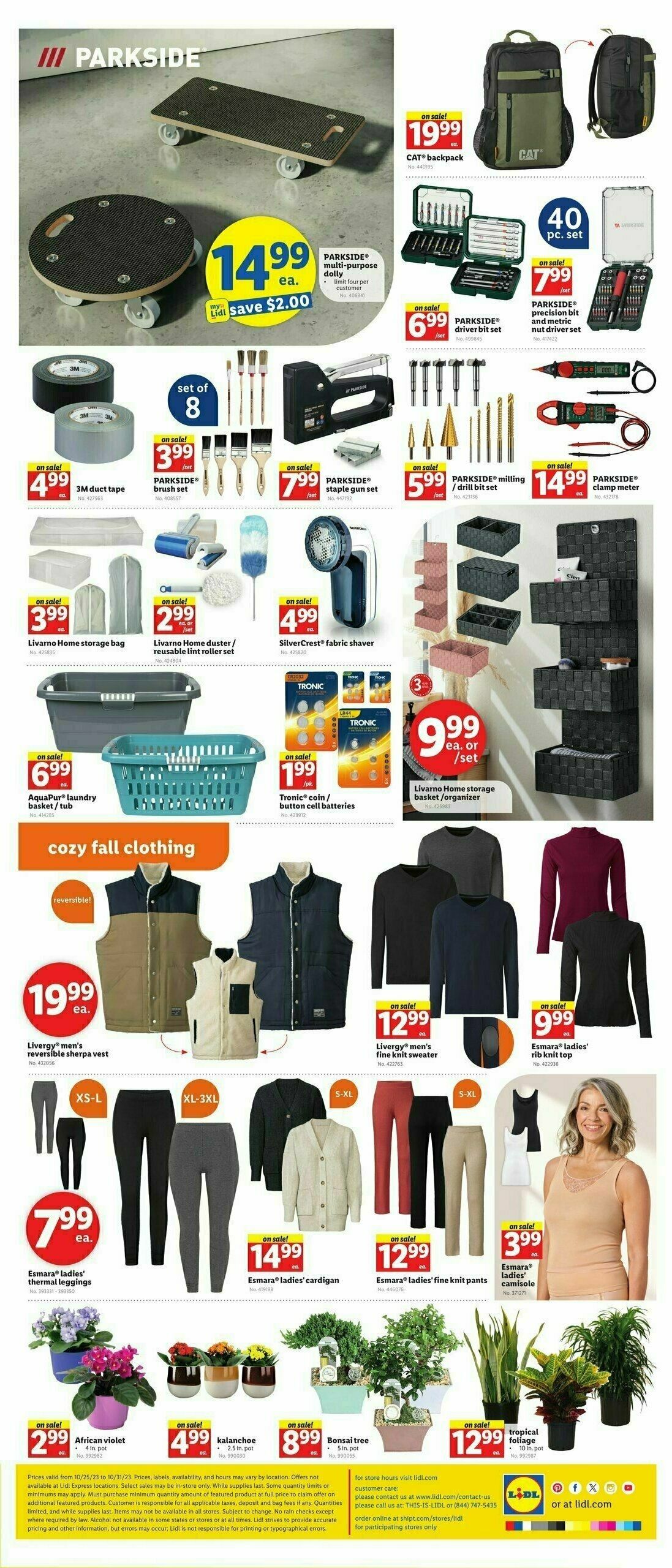 LIDL Weekly Ad from October 25
