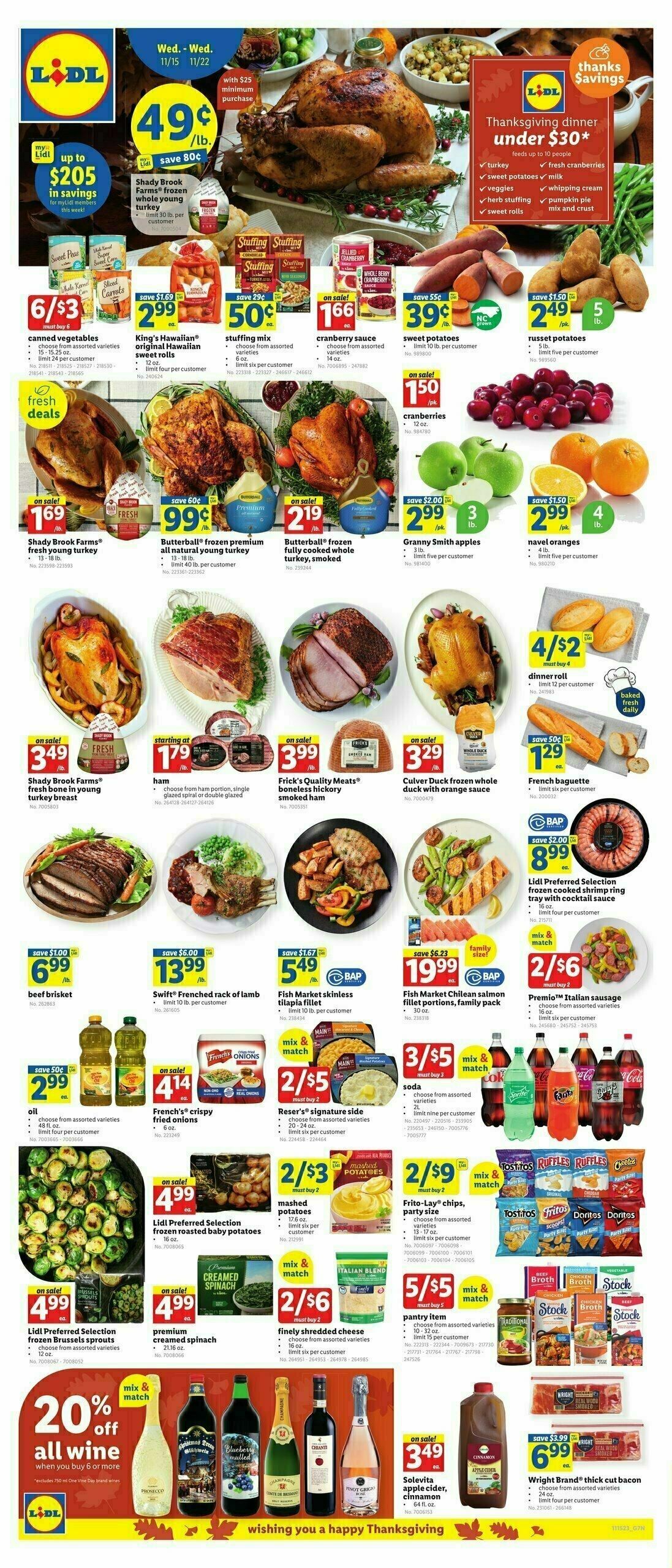 LIDL Weekly Ad from November 15