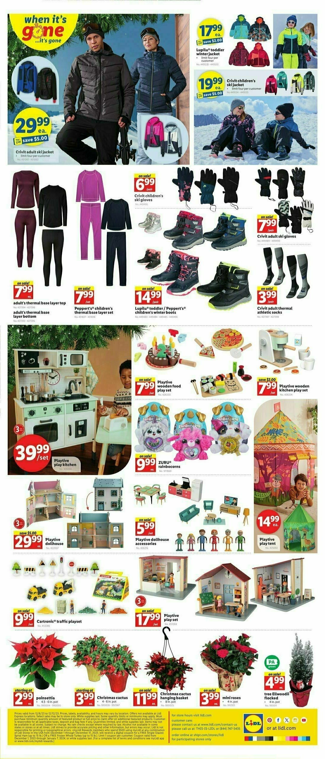 LIDL Weekly Ad from December 6
