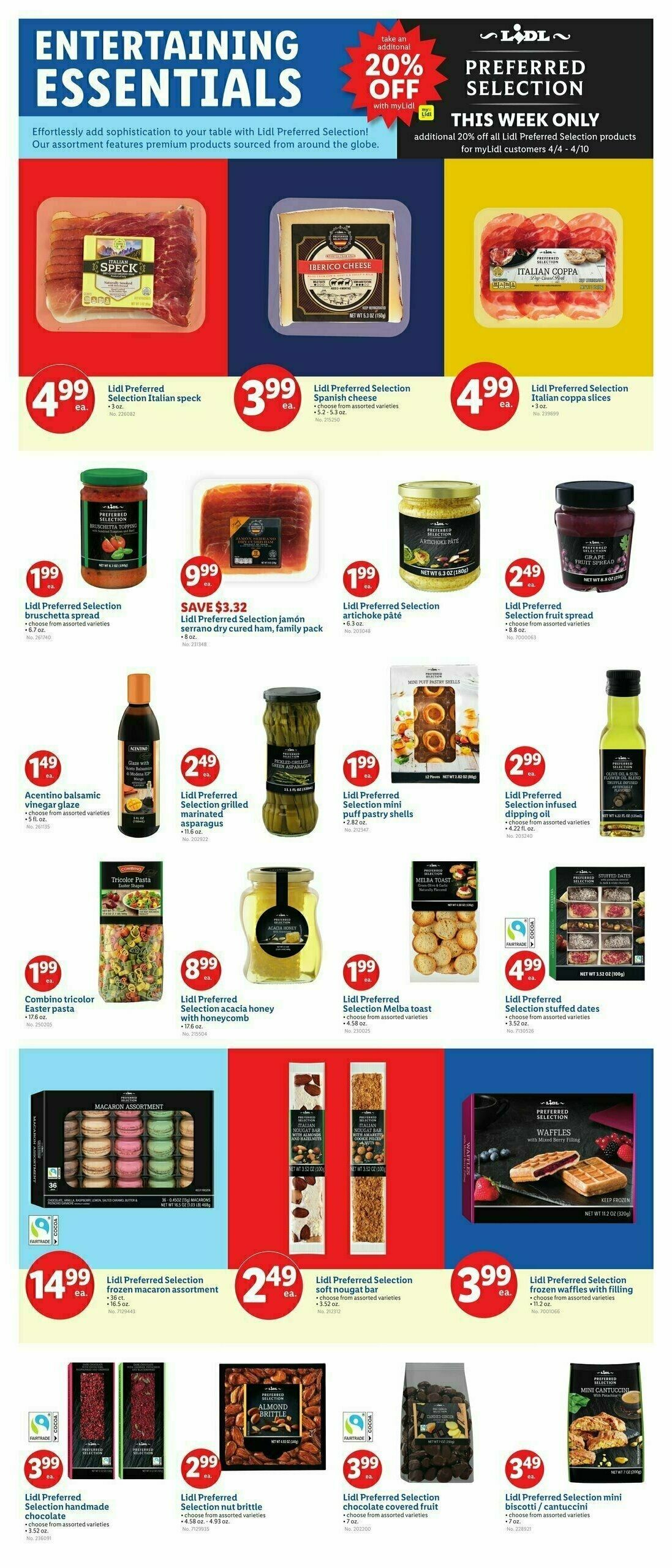 LIDL Weekly Ad from April 4