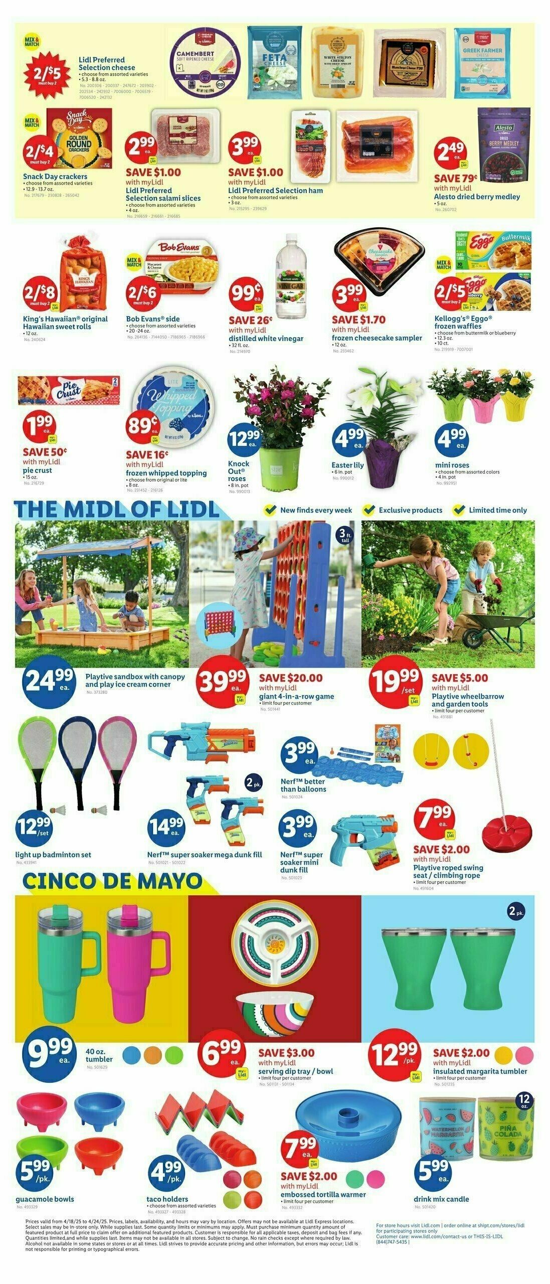 LIDL Weekly Ad from April 18