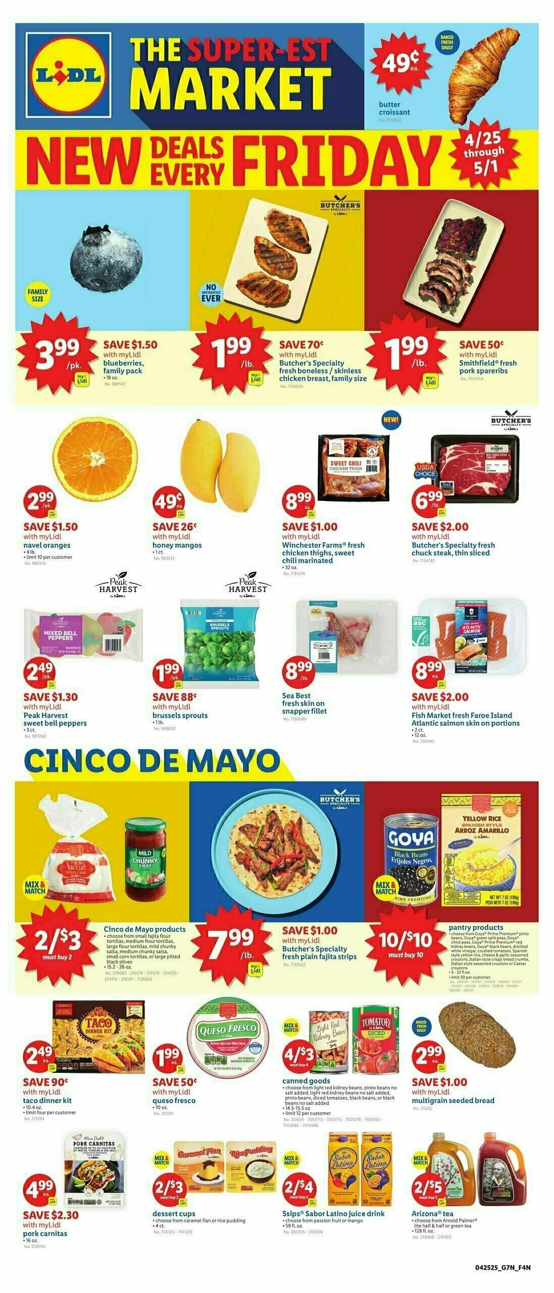 LIDL Weekly Ad from April 25