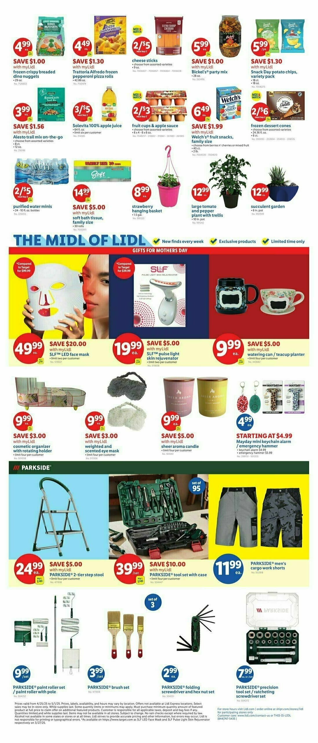 LIDL Weekly Ad from April 25