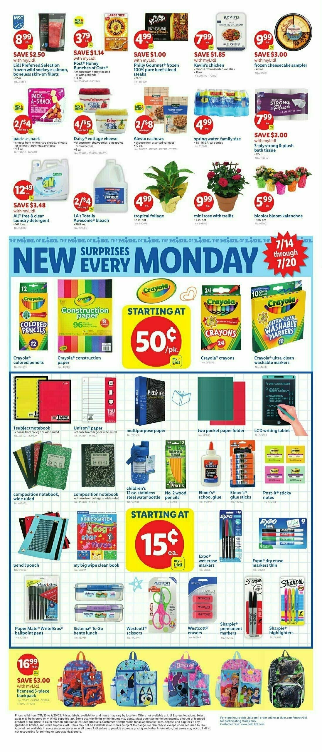 LIDL Weekly Ad from July 11