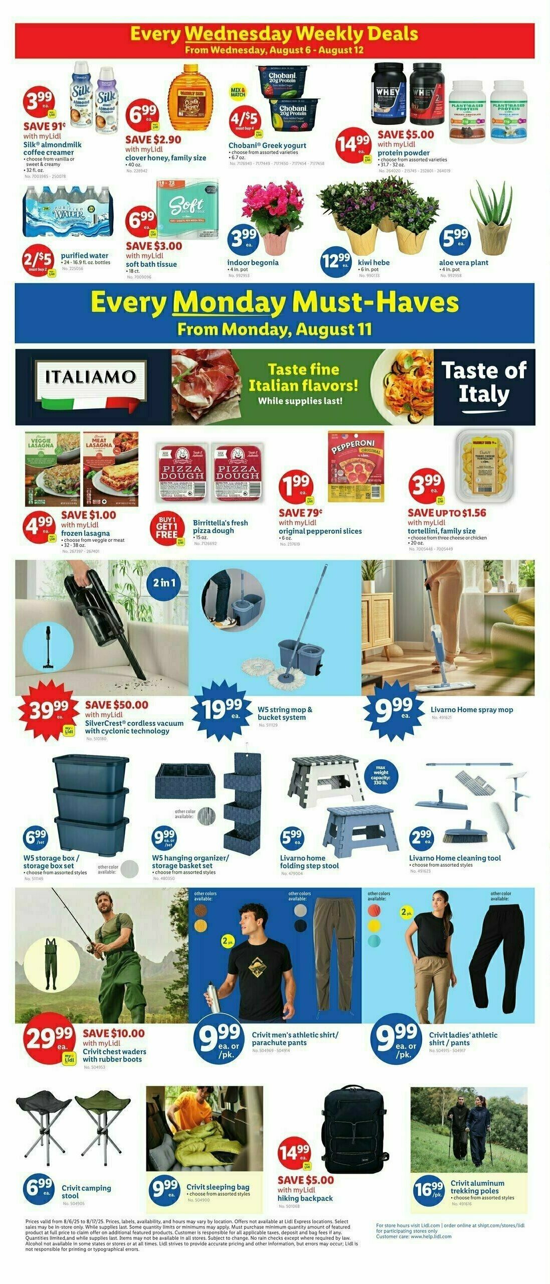 LIDL Weekly Ad from August 6
