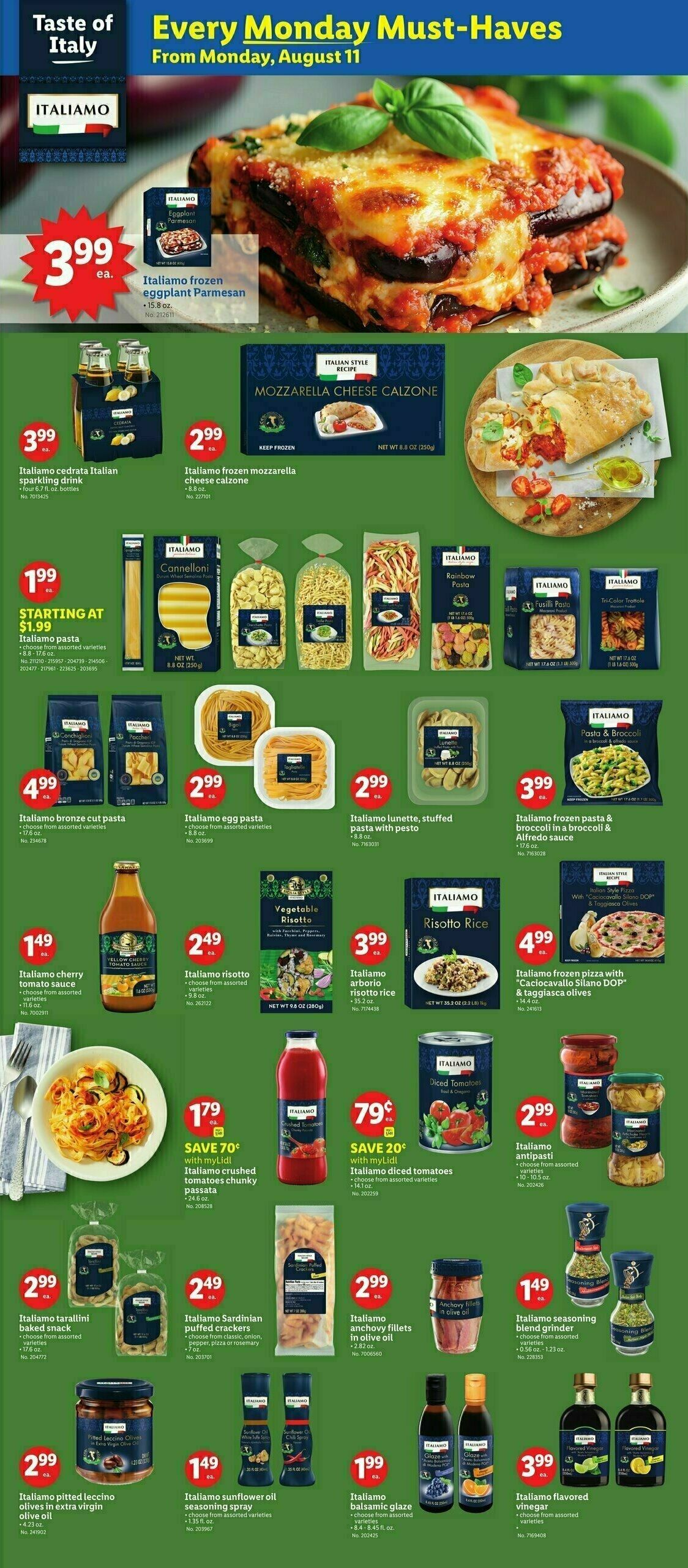 LIDL Weekly Ad from August 6