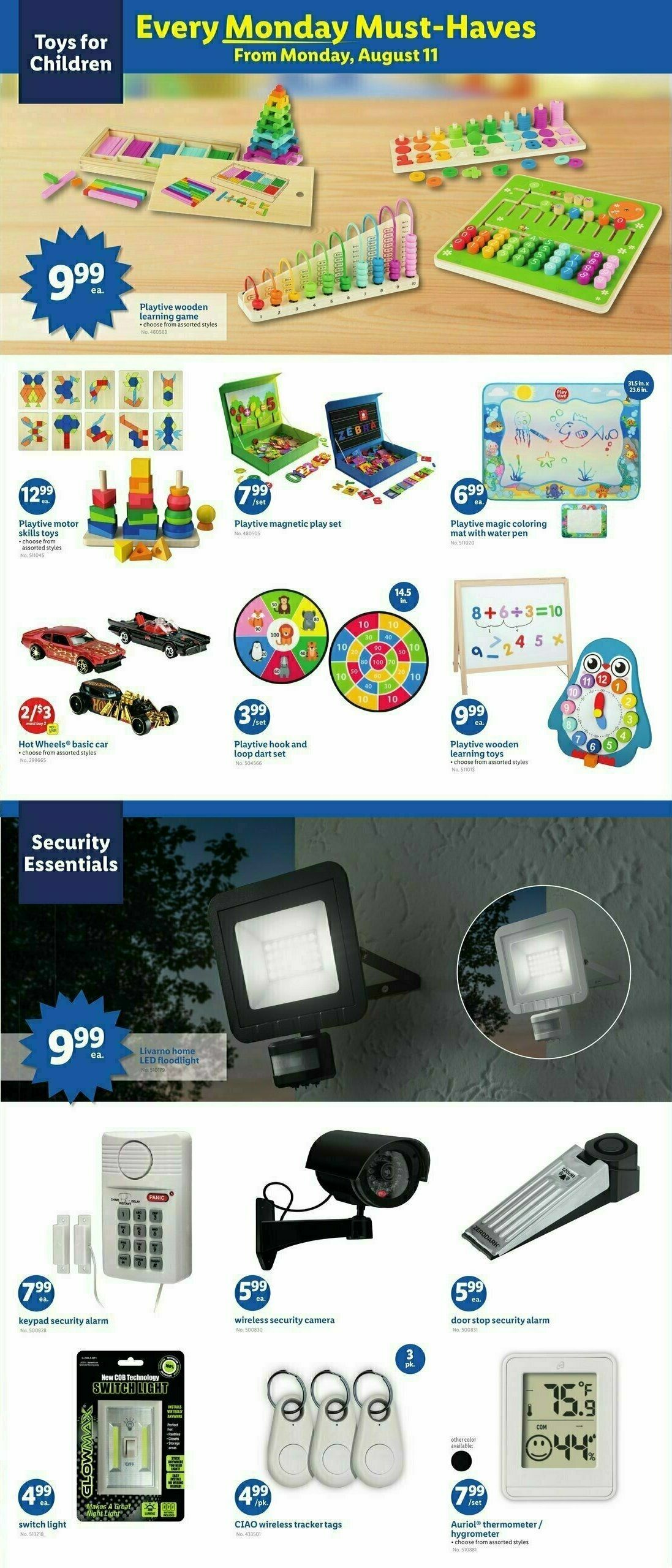 LIDL Weekly Ad from August 6