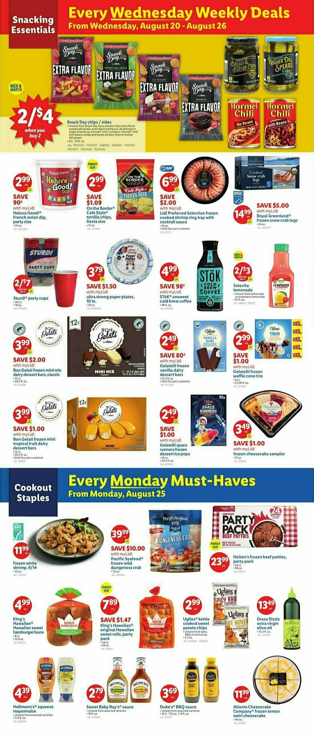 LIDL Weekly Ad from August 20