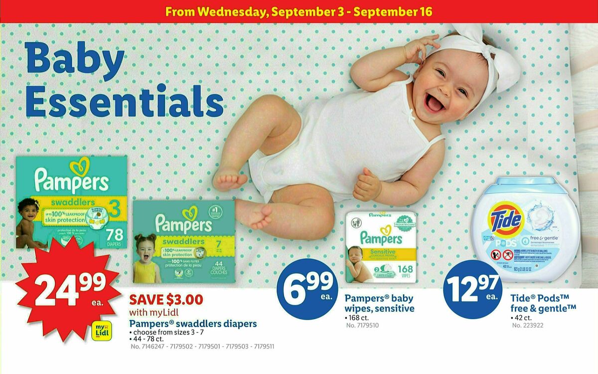 LIDL Weekly Ad from September 3