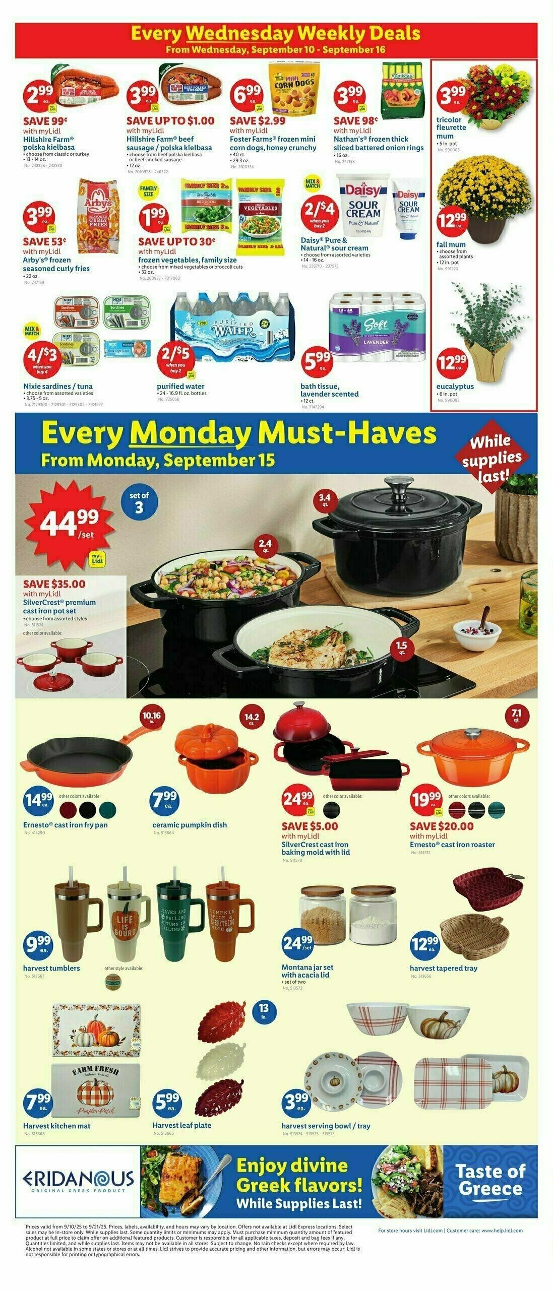 LIDL Weekly Ad from September 10