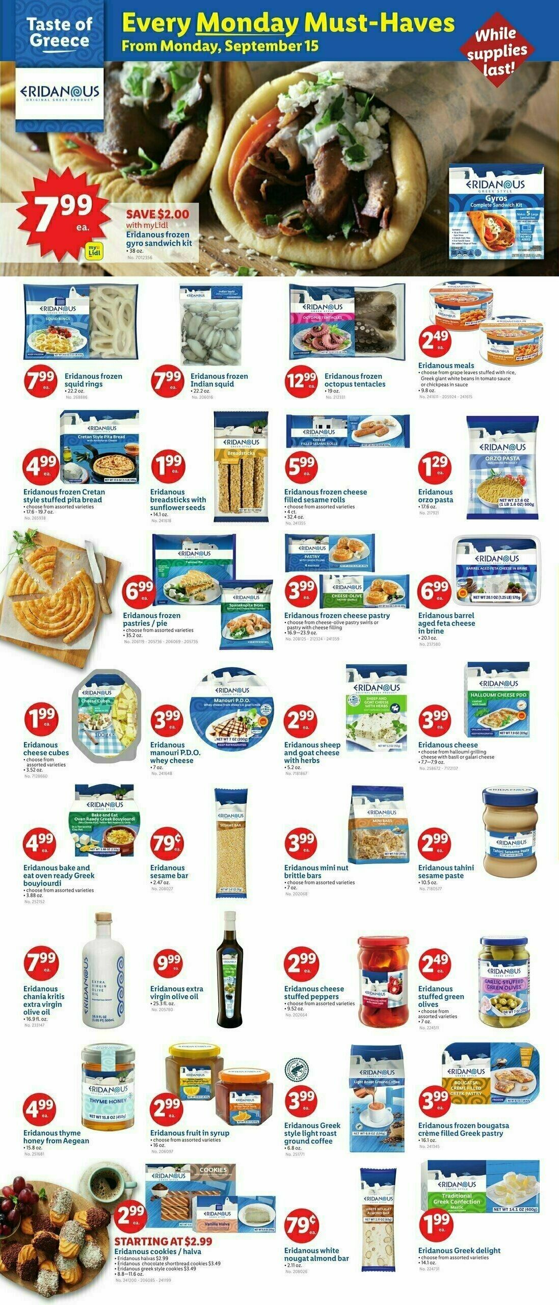 LIDL Weekly Ad from September 10