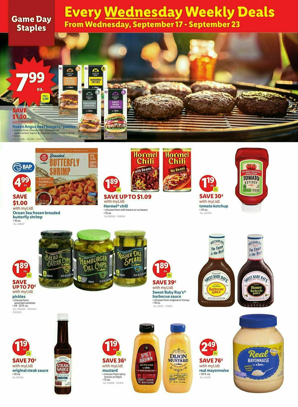 LIDL Weekly Ad from September 17