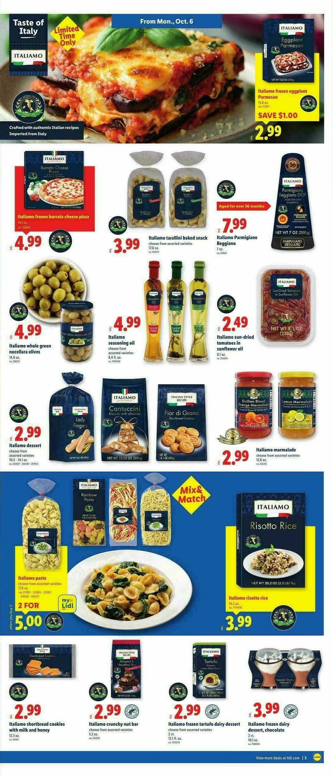LIDL Weekly Ad from October 1