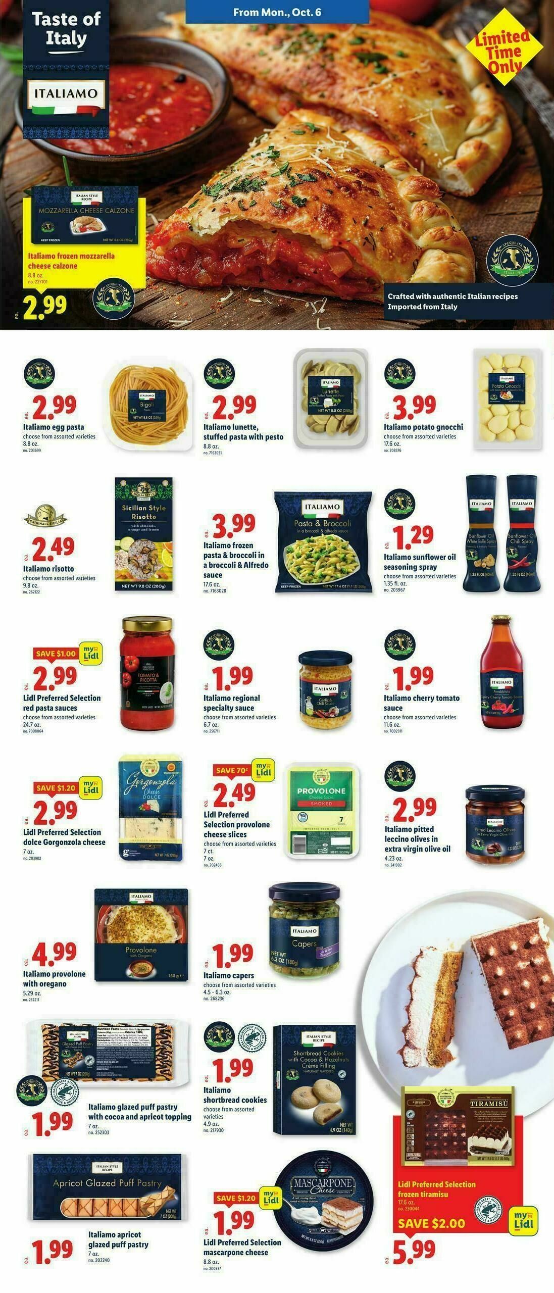 LIDL Weekly Ad from October 1