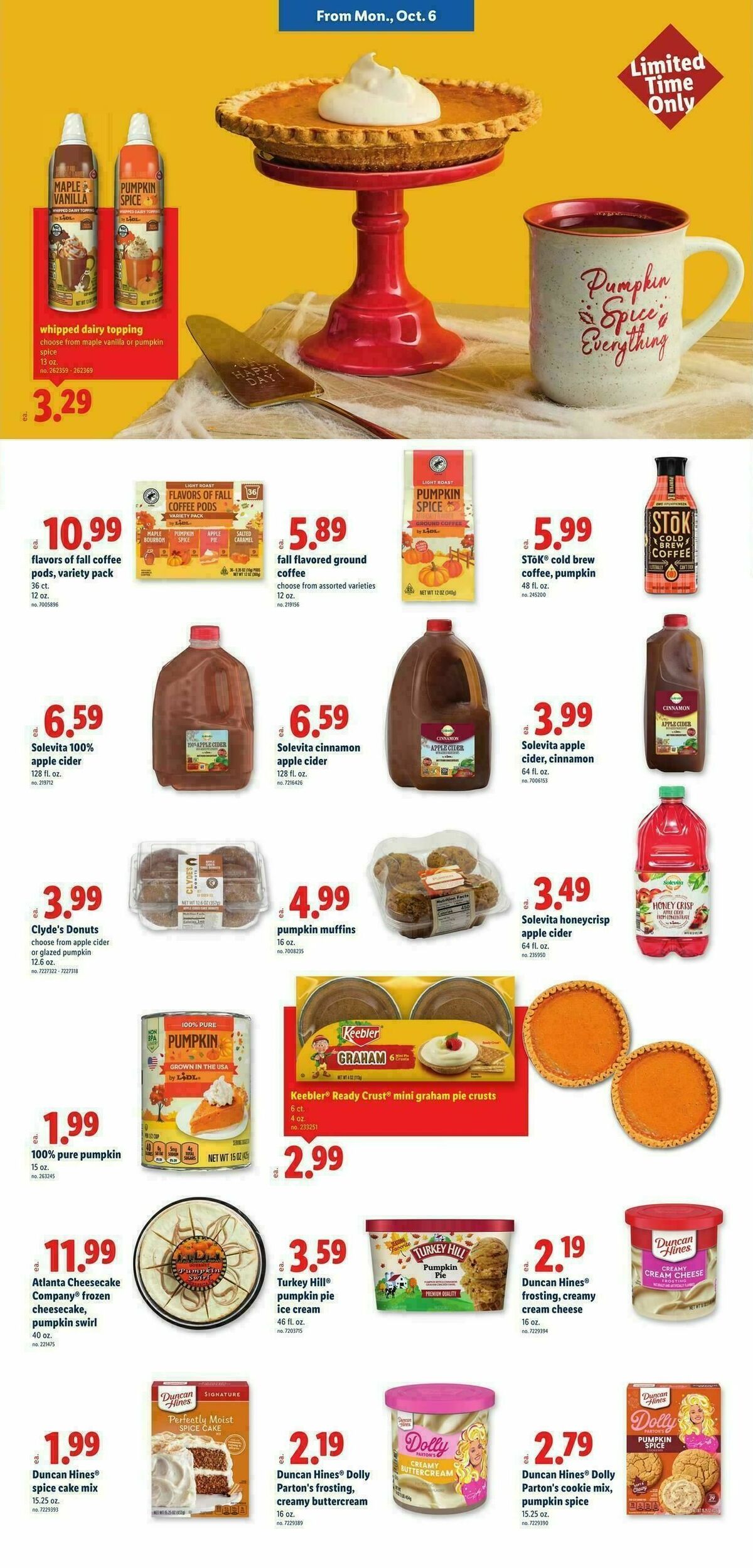 LIDL Weekly Ad from October 1