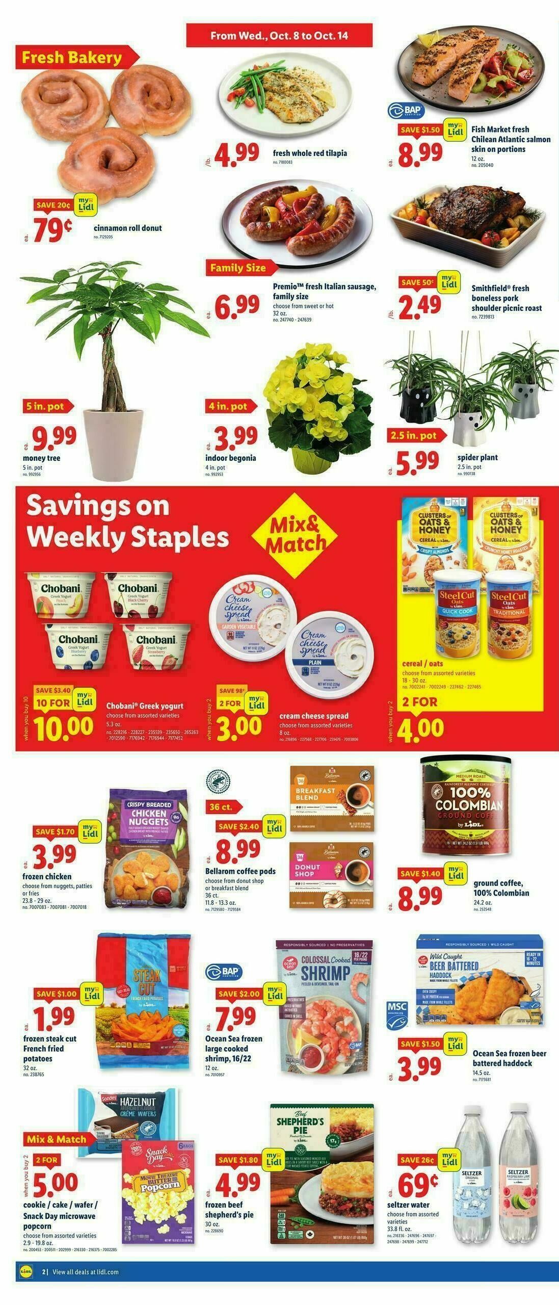LIDL Weekly Ad from October 8