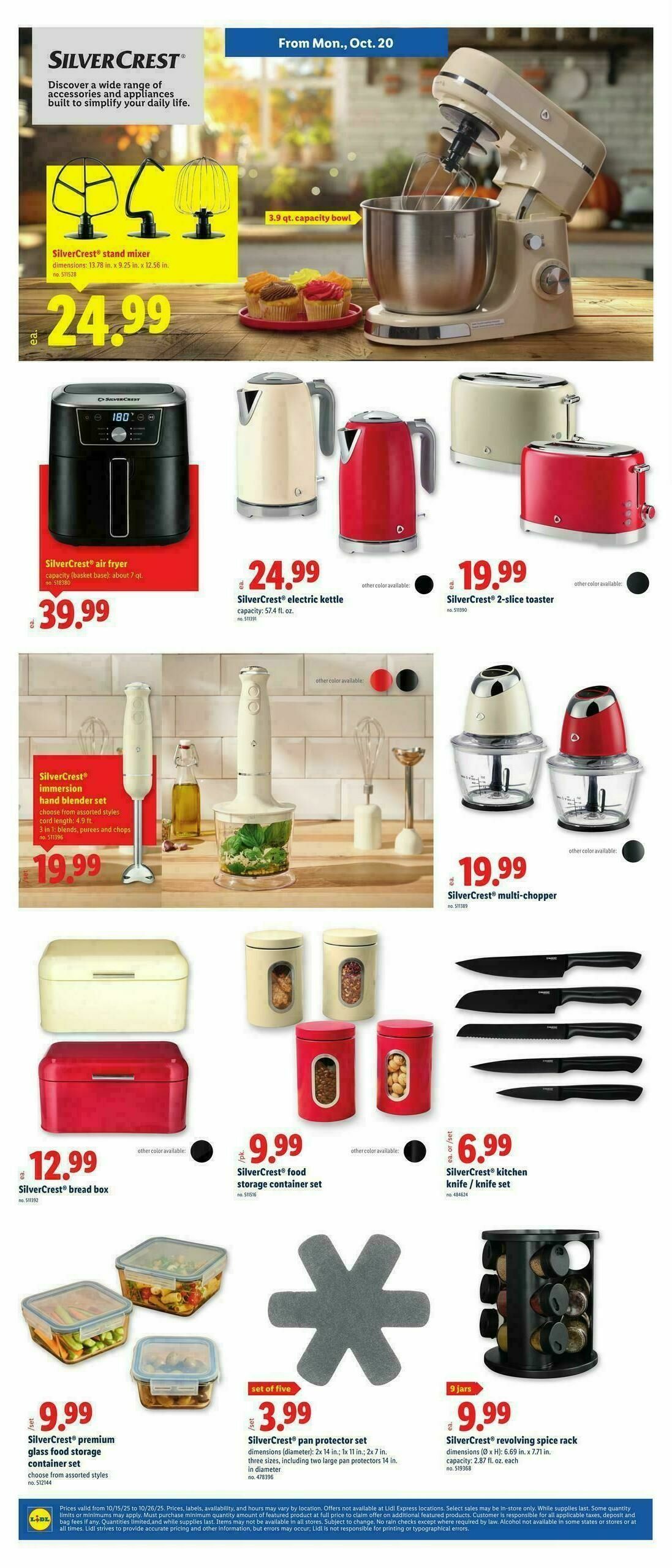 LIDL Weekly Ad from October 15