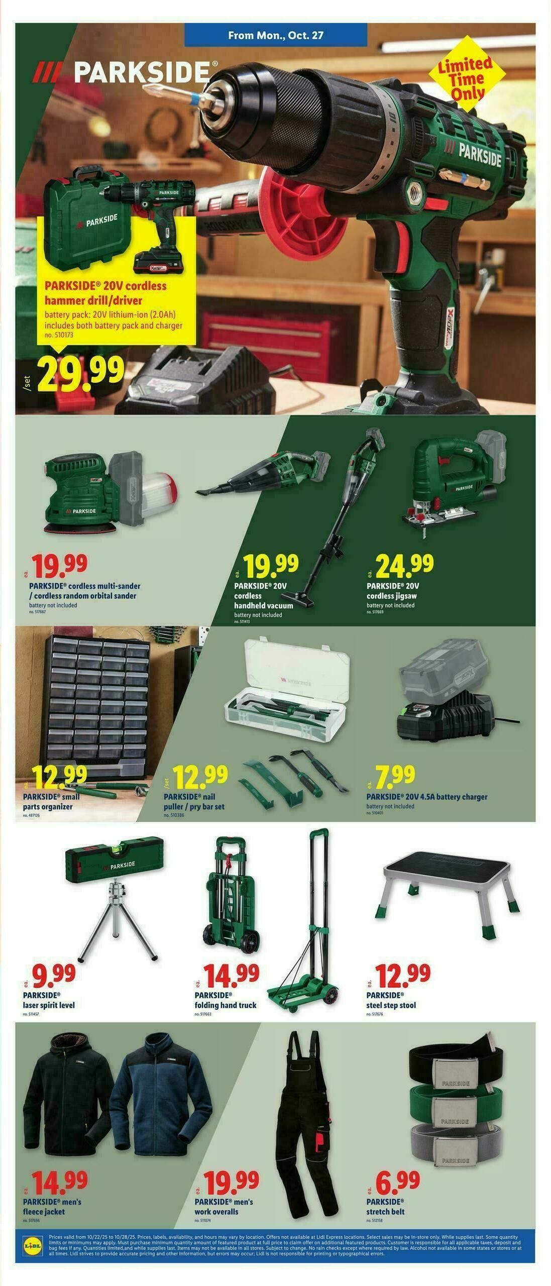 LIDL Weekly Ad from October 22