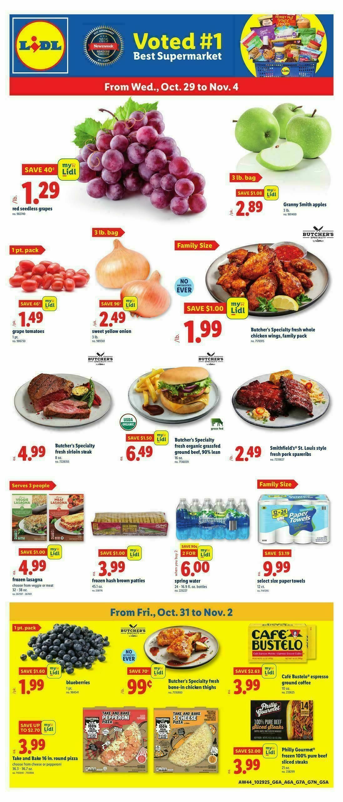 LIDL Weekly Ad from October 29