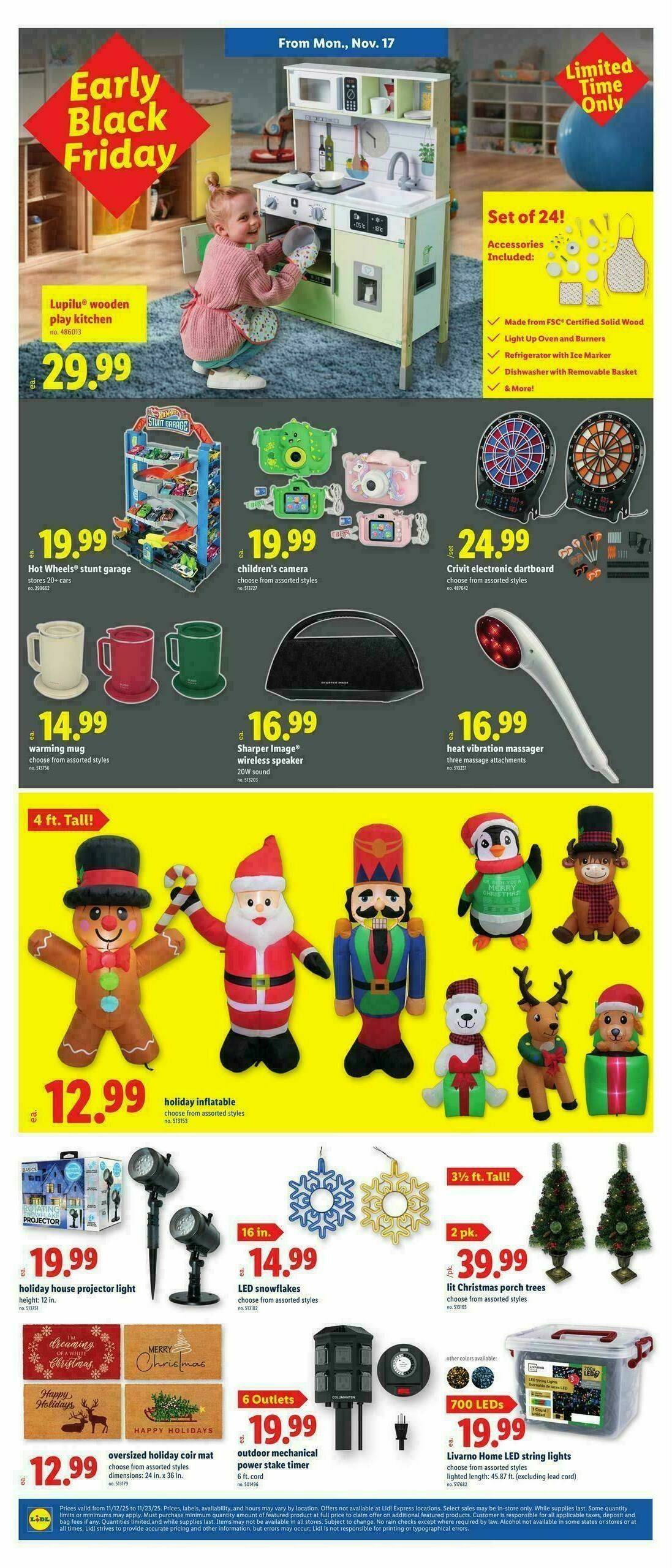 LIDL Weekly Ad from November 12