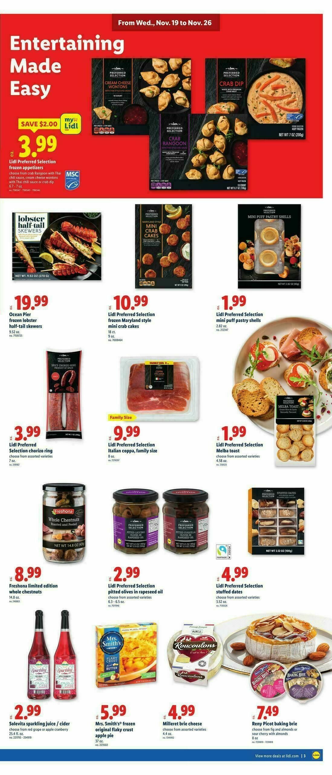LIDL Weekly Ad from November 19