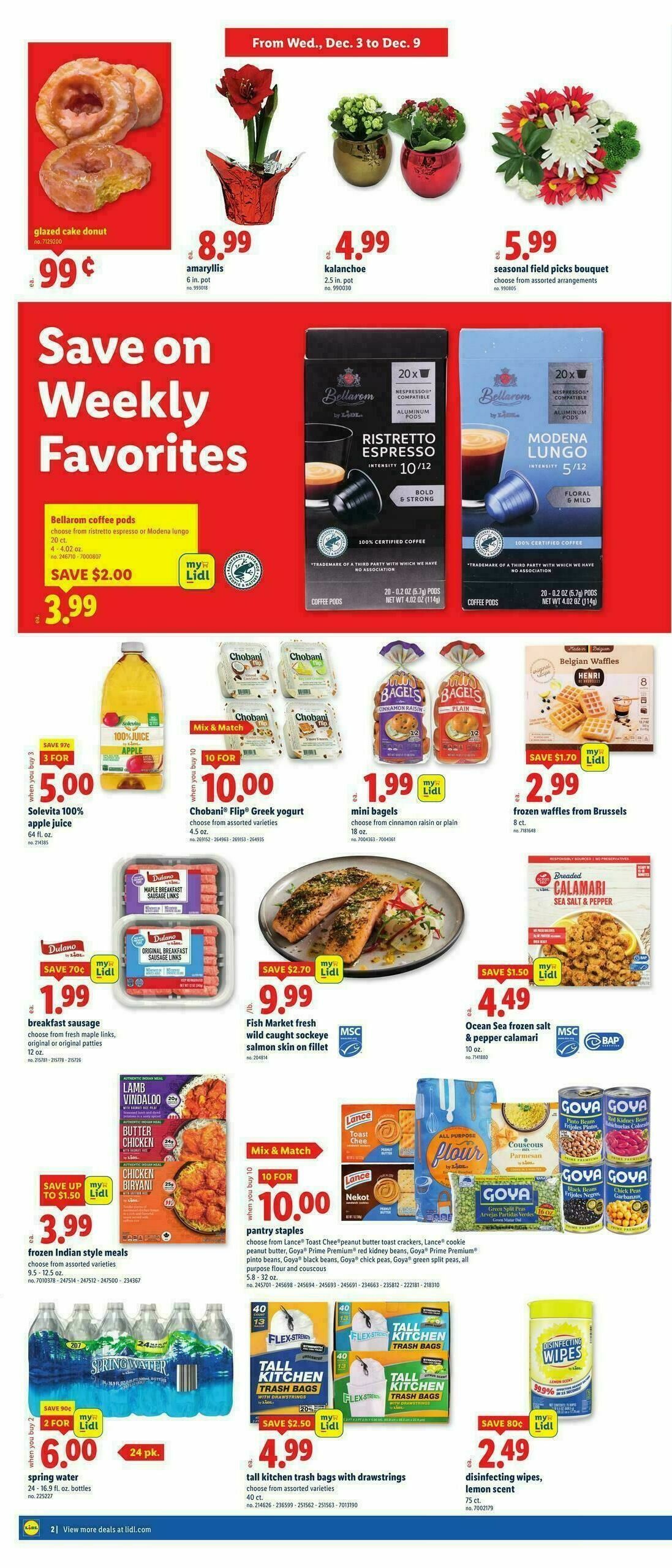 LIDL Weekly Ad from December 3