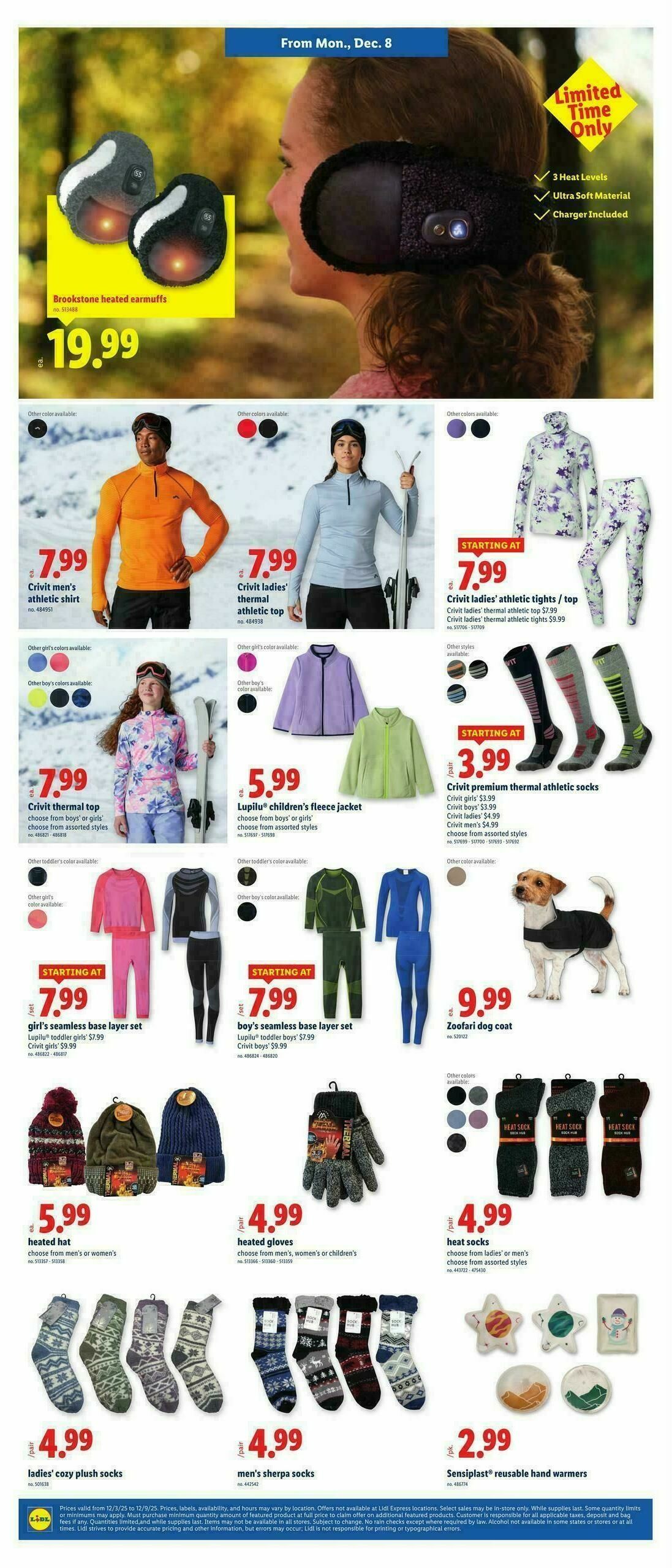 LIDL Weekly Ad from December 3