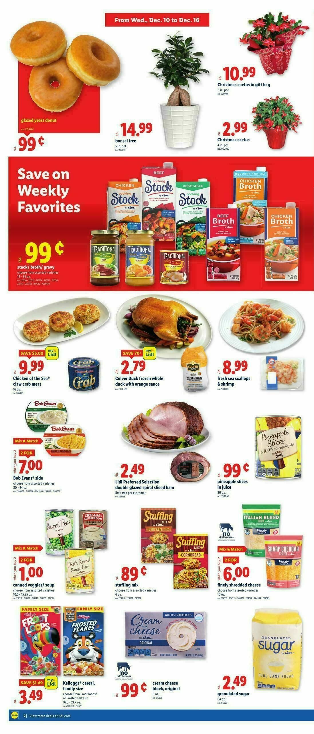 LIDL Weekly Ad from December 10