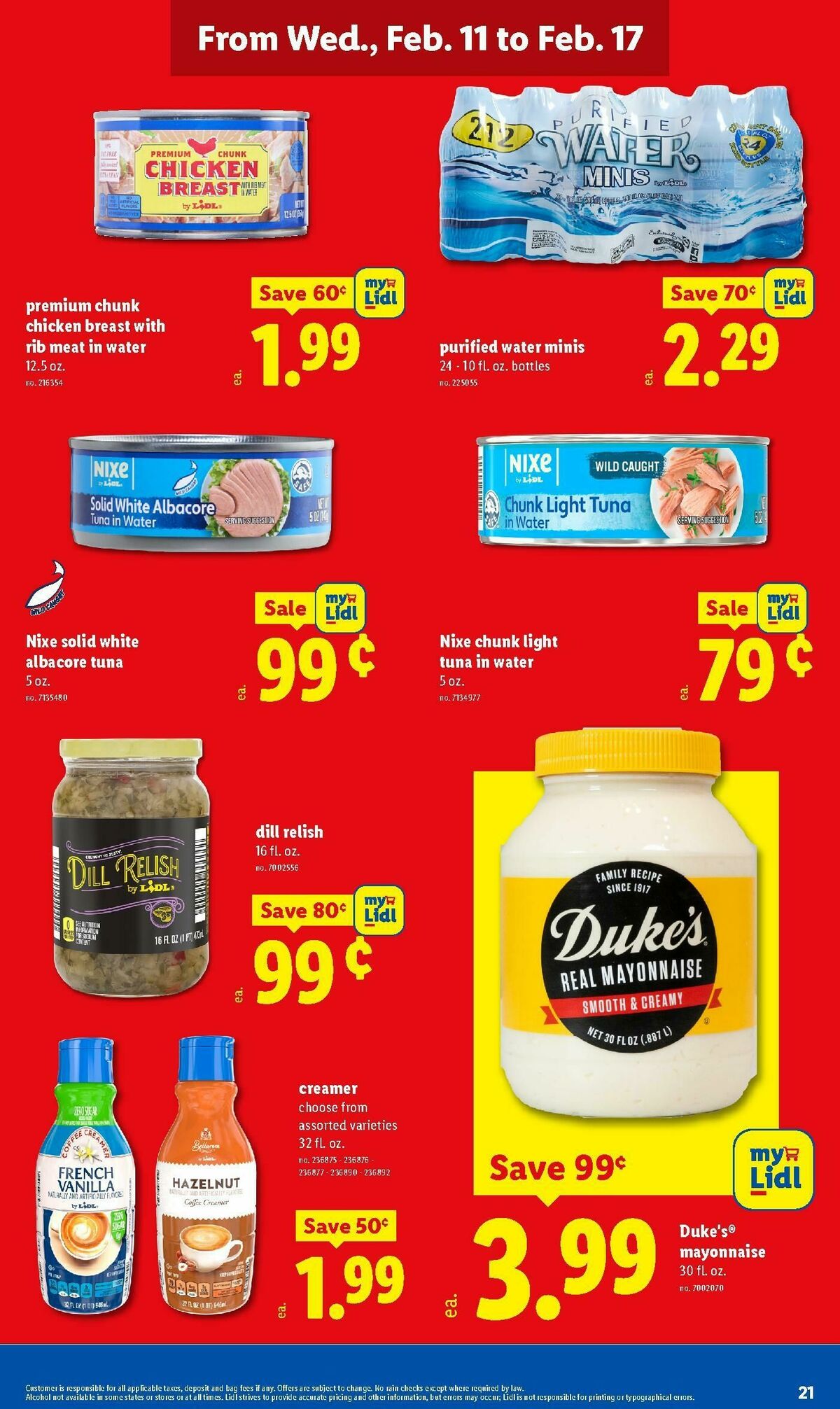 LIDL Weekly Ad from February 11