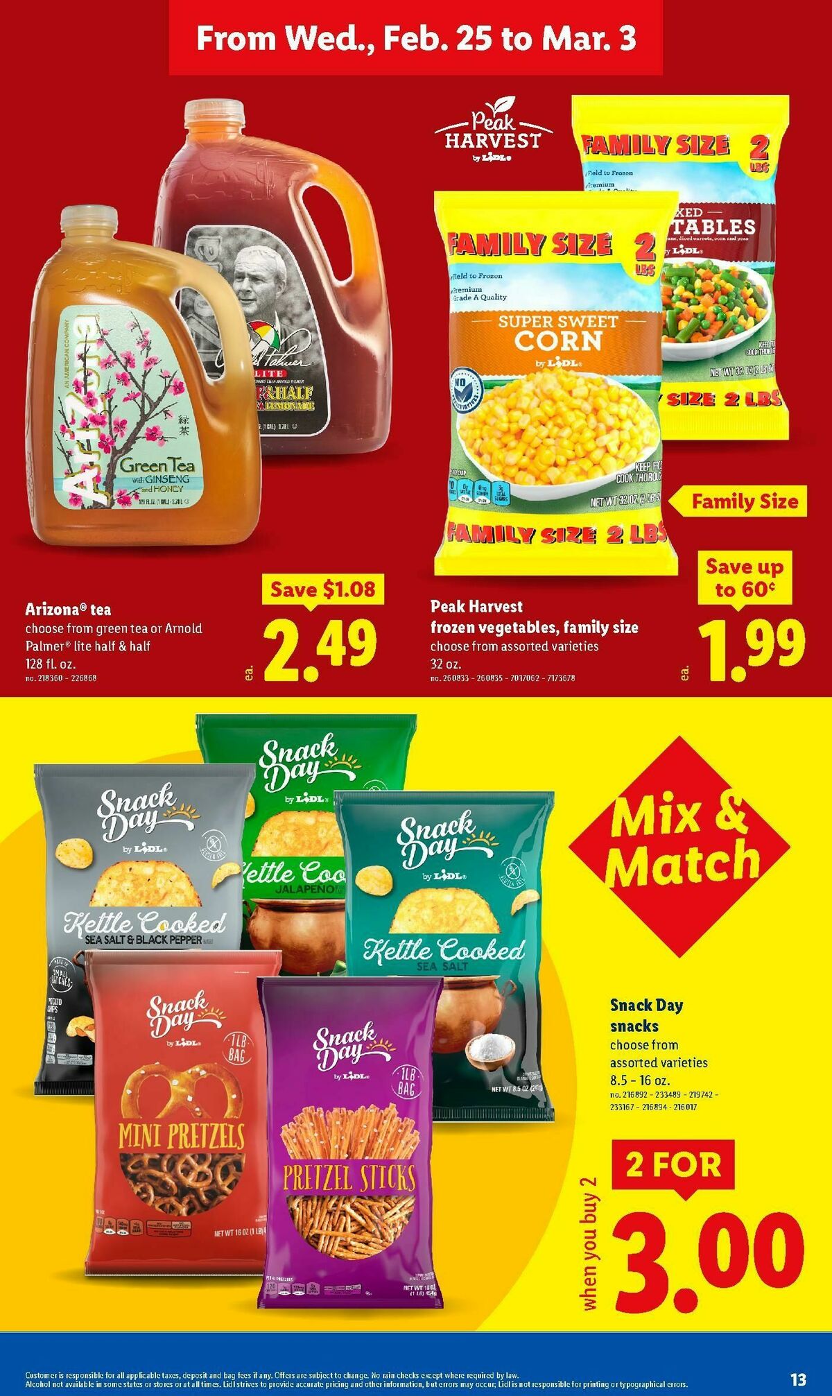 LIDL Weekly Ad from February 25