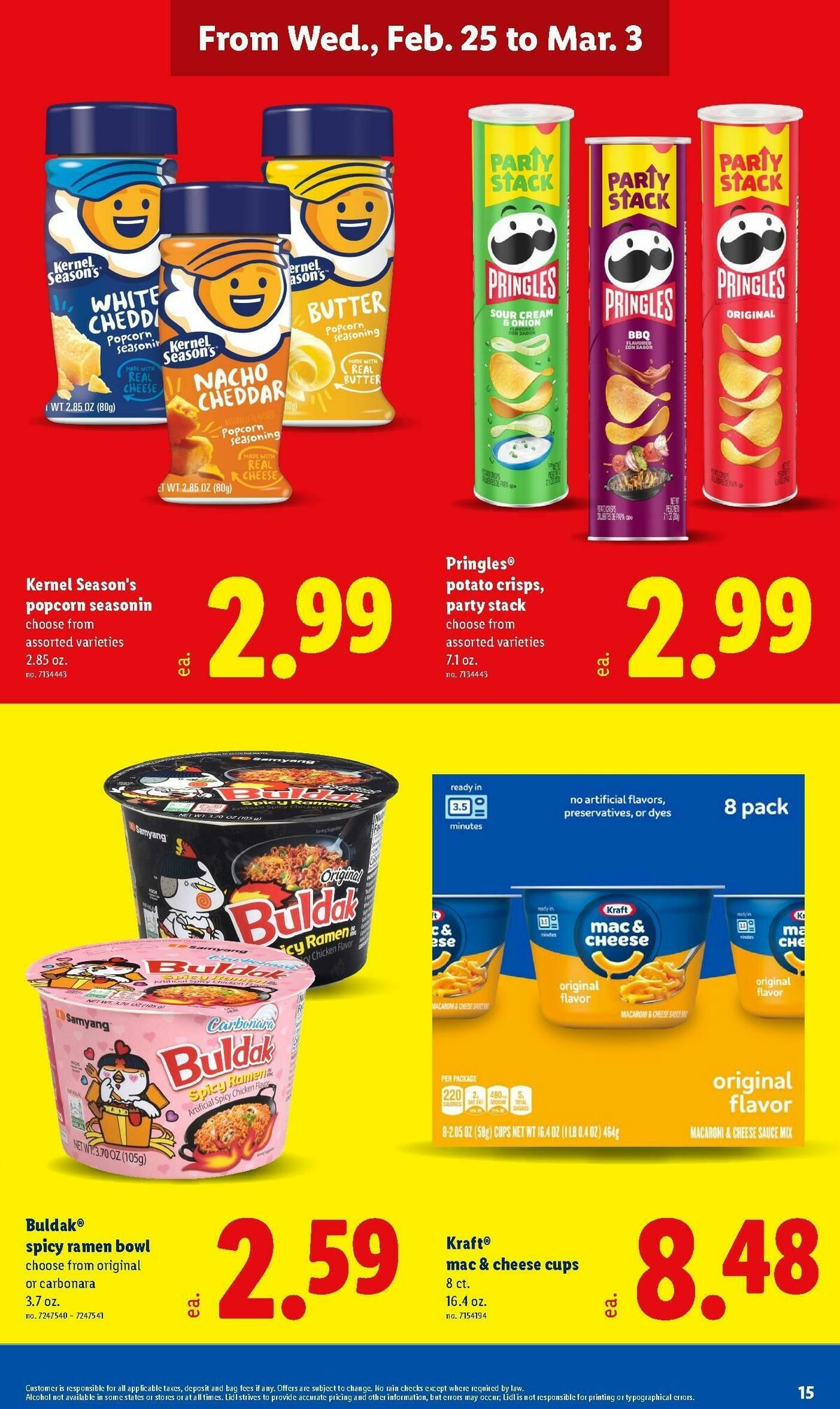 LIDL Weekly Ad from February 25
