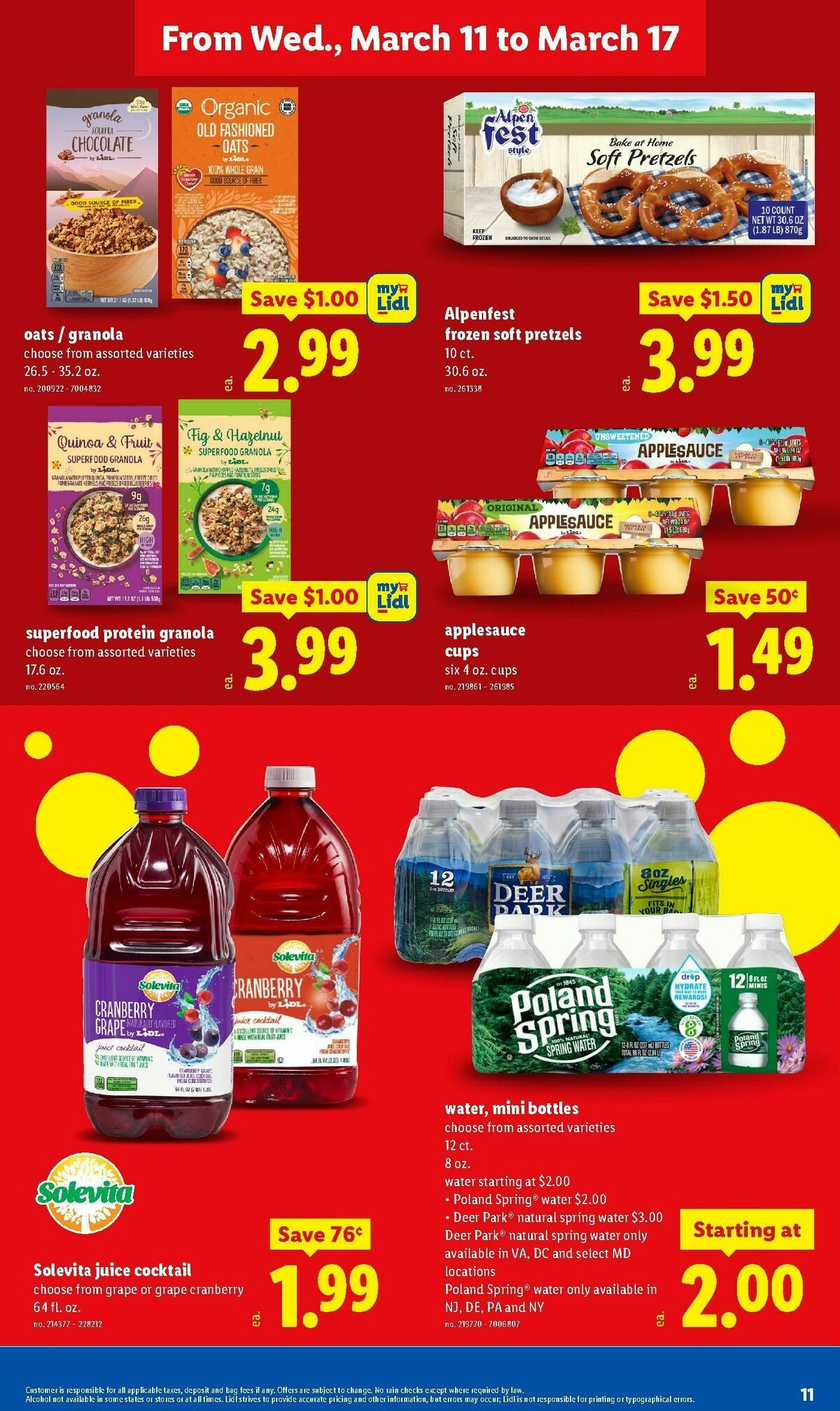 LIDL Weekly Ad from March 11